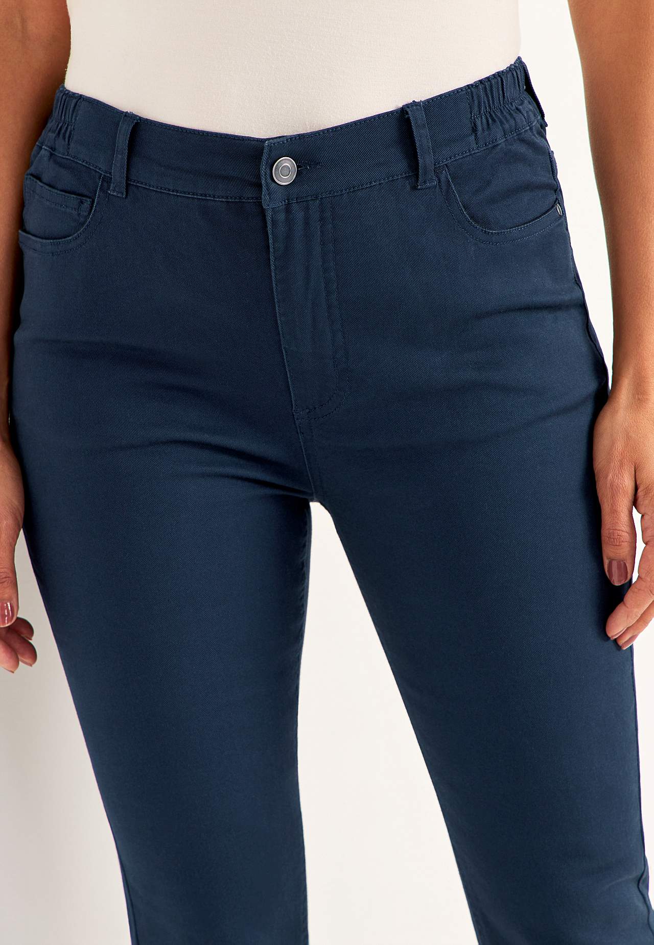 Jeans with elasticized waist