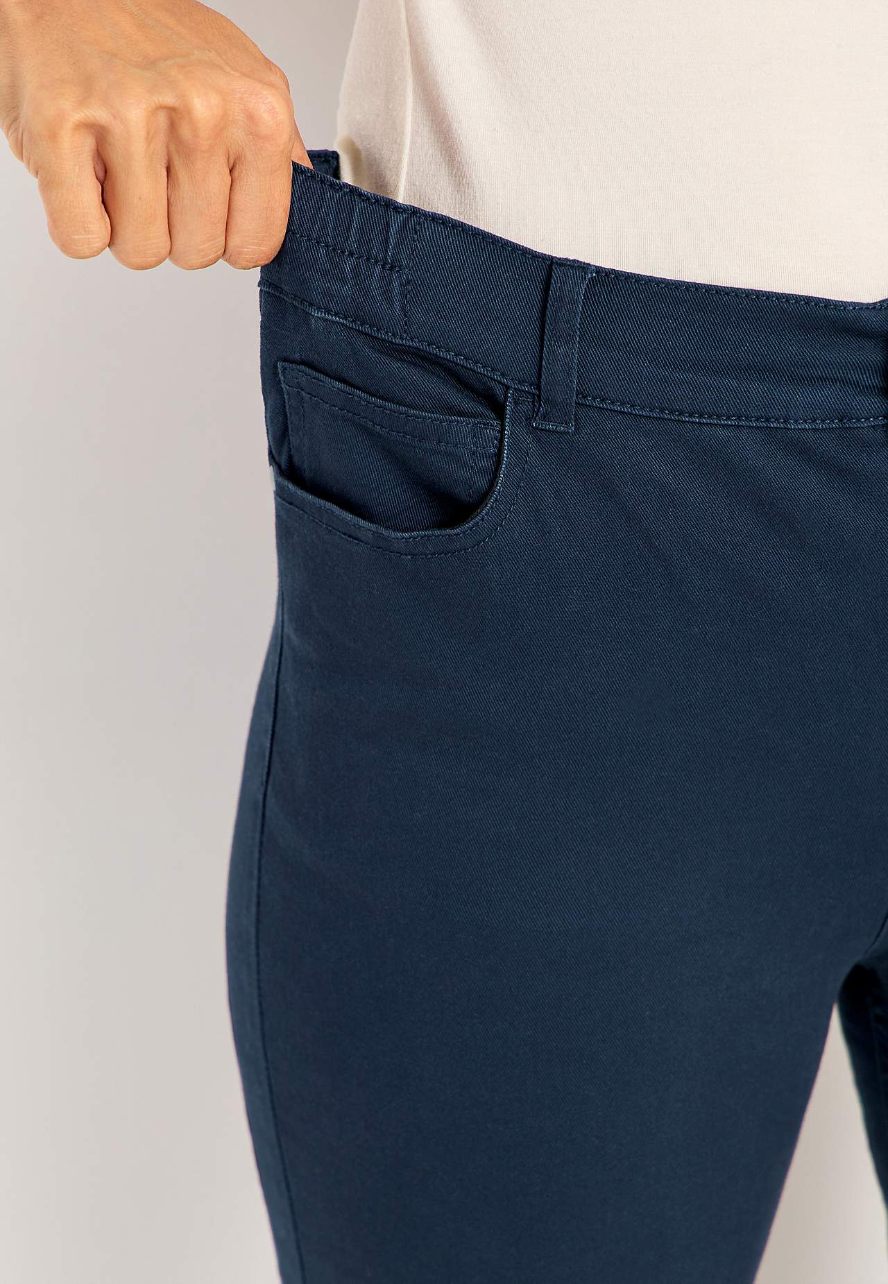 Jeans with elasticized waist