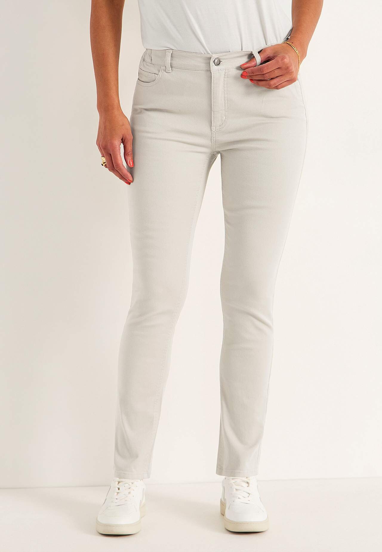 Jeans with elasticized waist