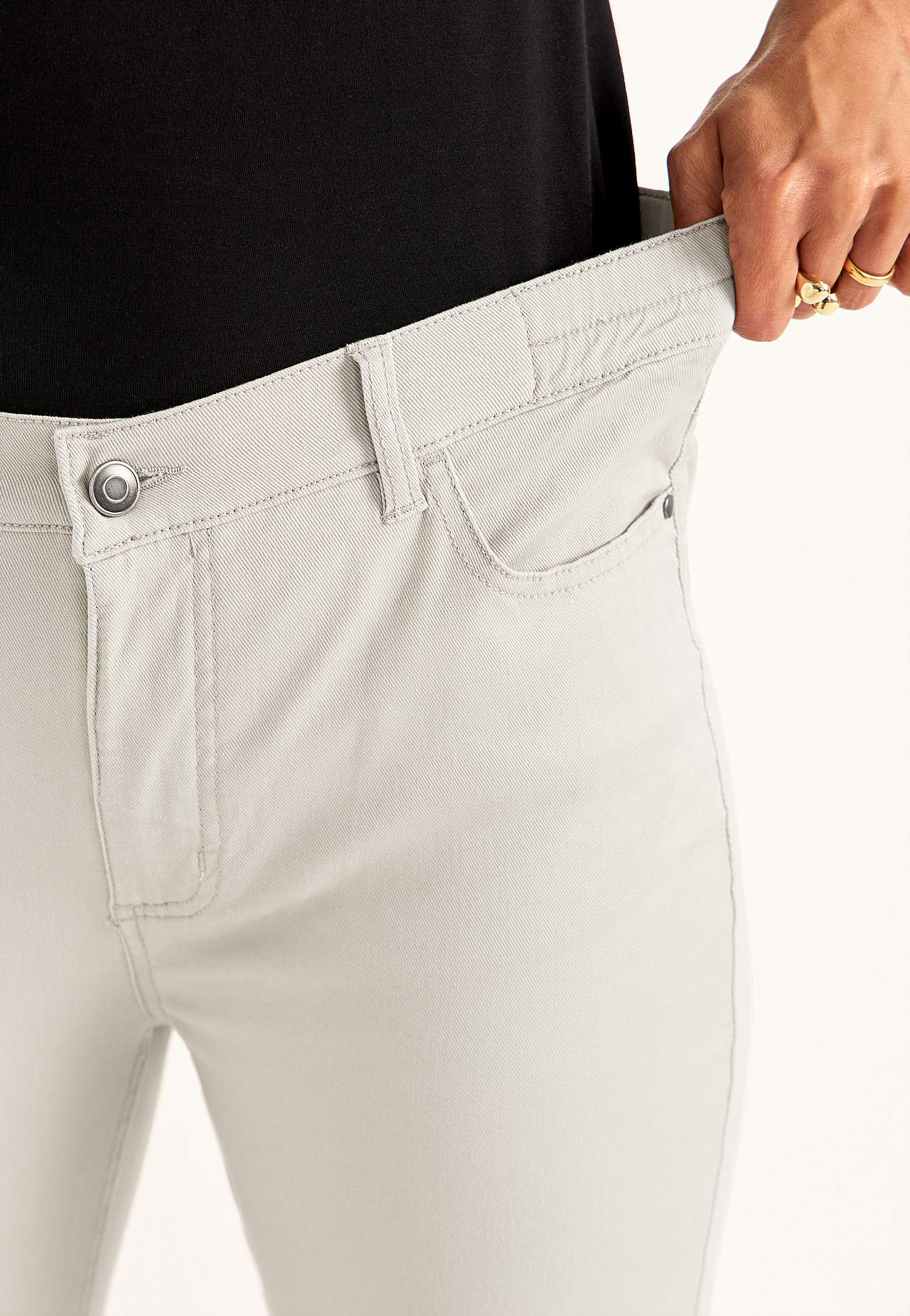 Jeans with elasticized waist