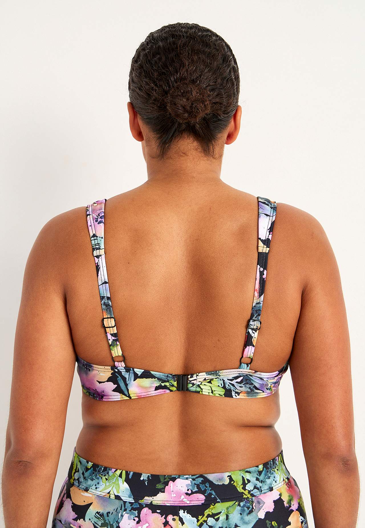 Unpadded bikini bra