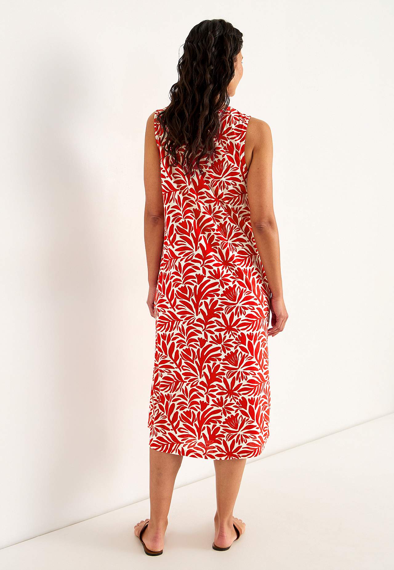 Jersey dress with pockets