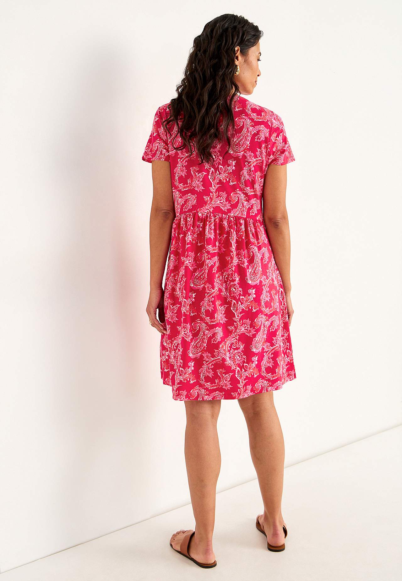 Jersey dress with pockets