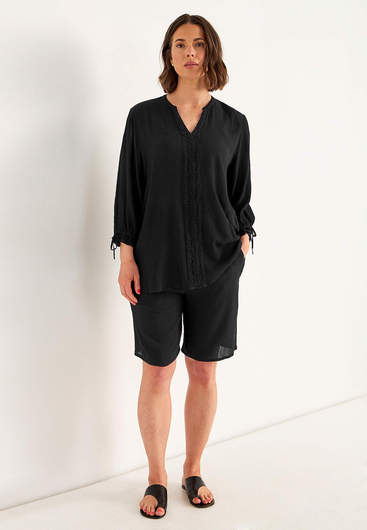 Crepe tunic