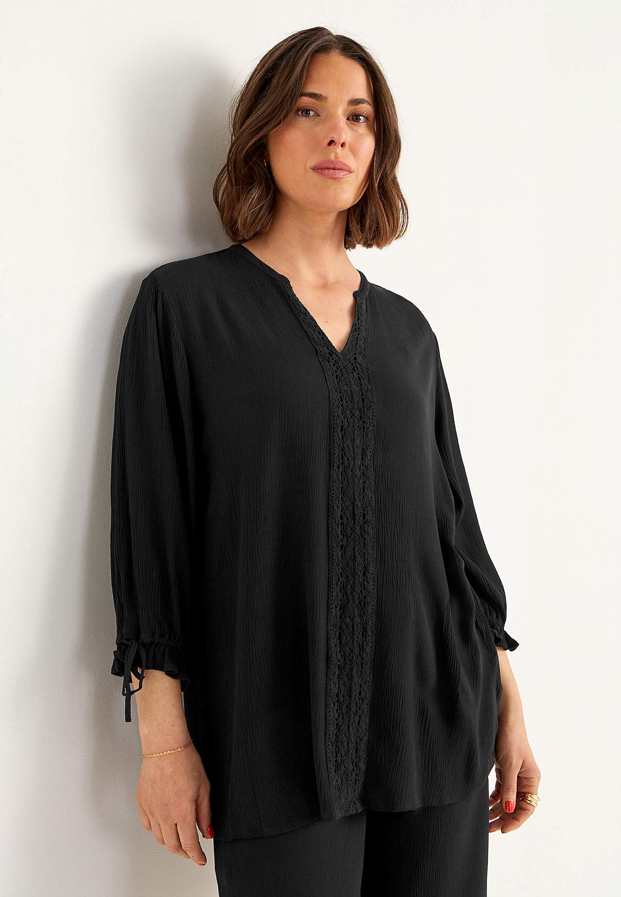 Crepe tunic