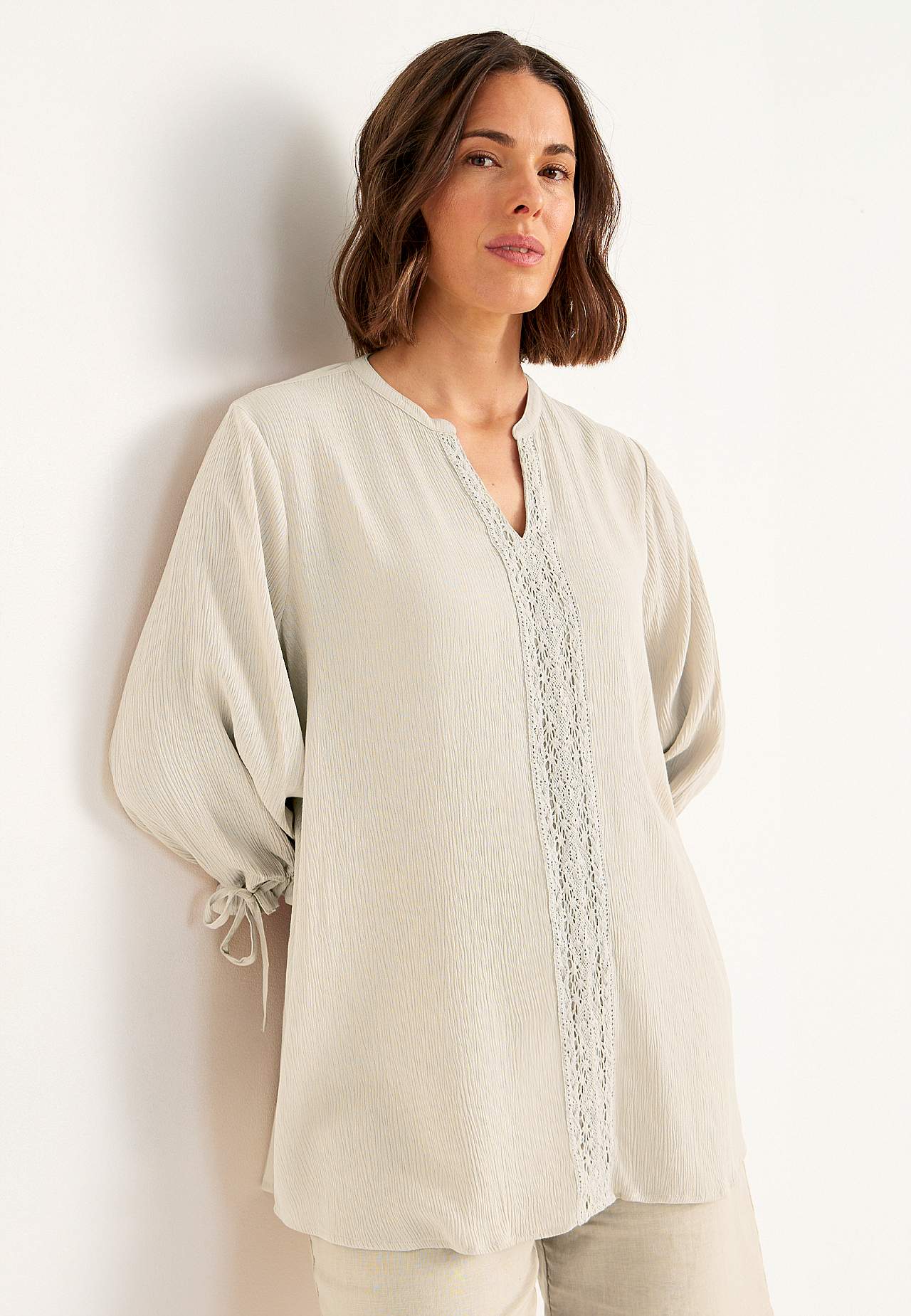 Crepe tunic