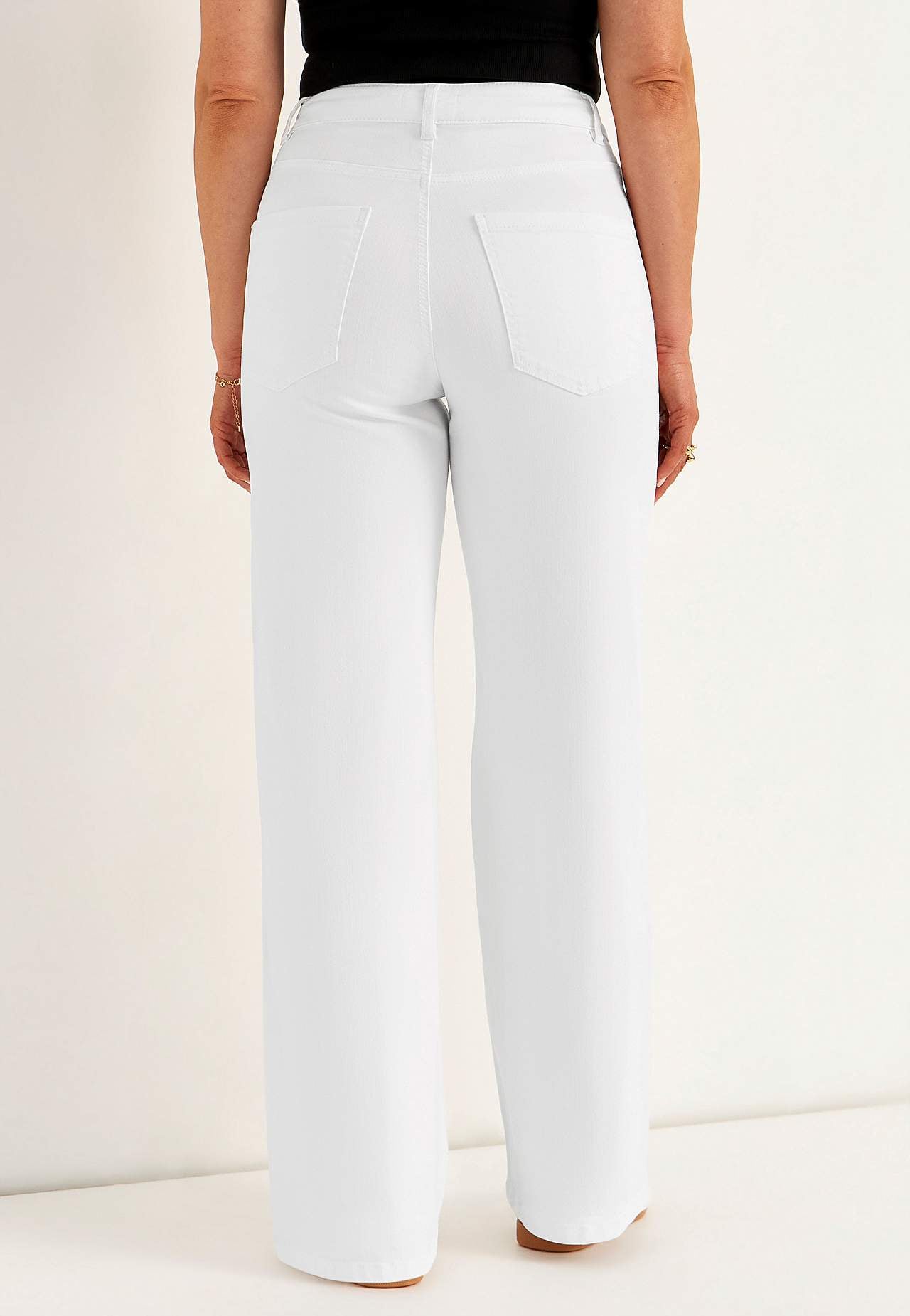 Wide, long jeans with high waist Renata