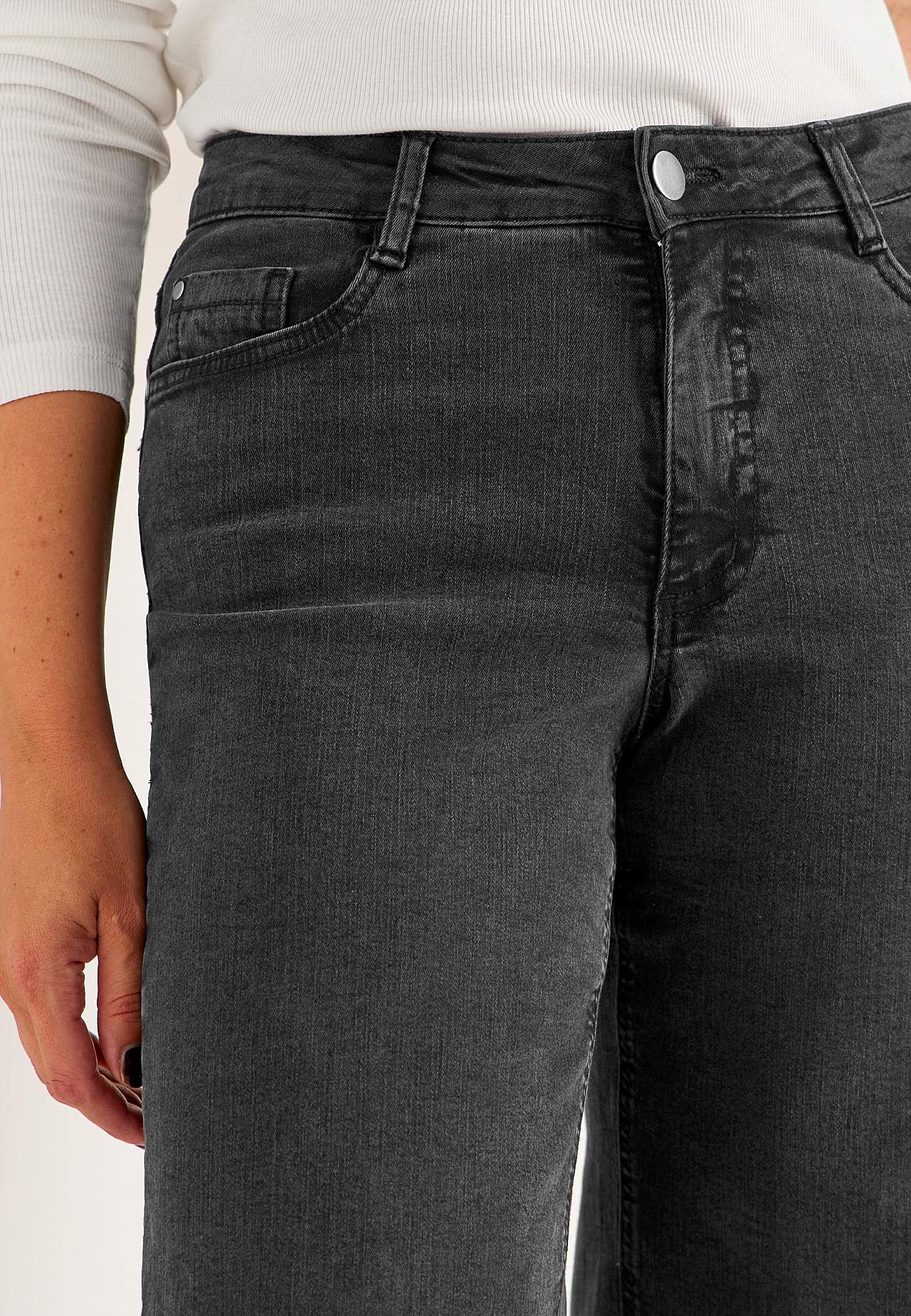 Wide, long jeans with high waist Renata