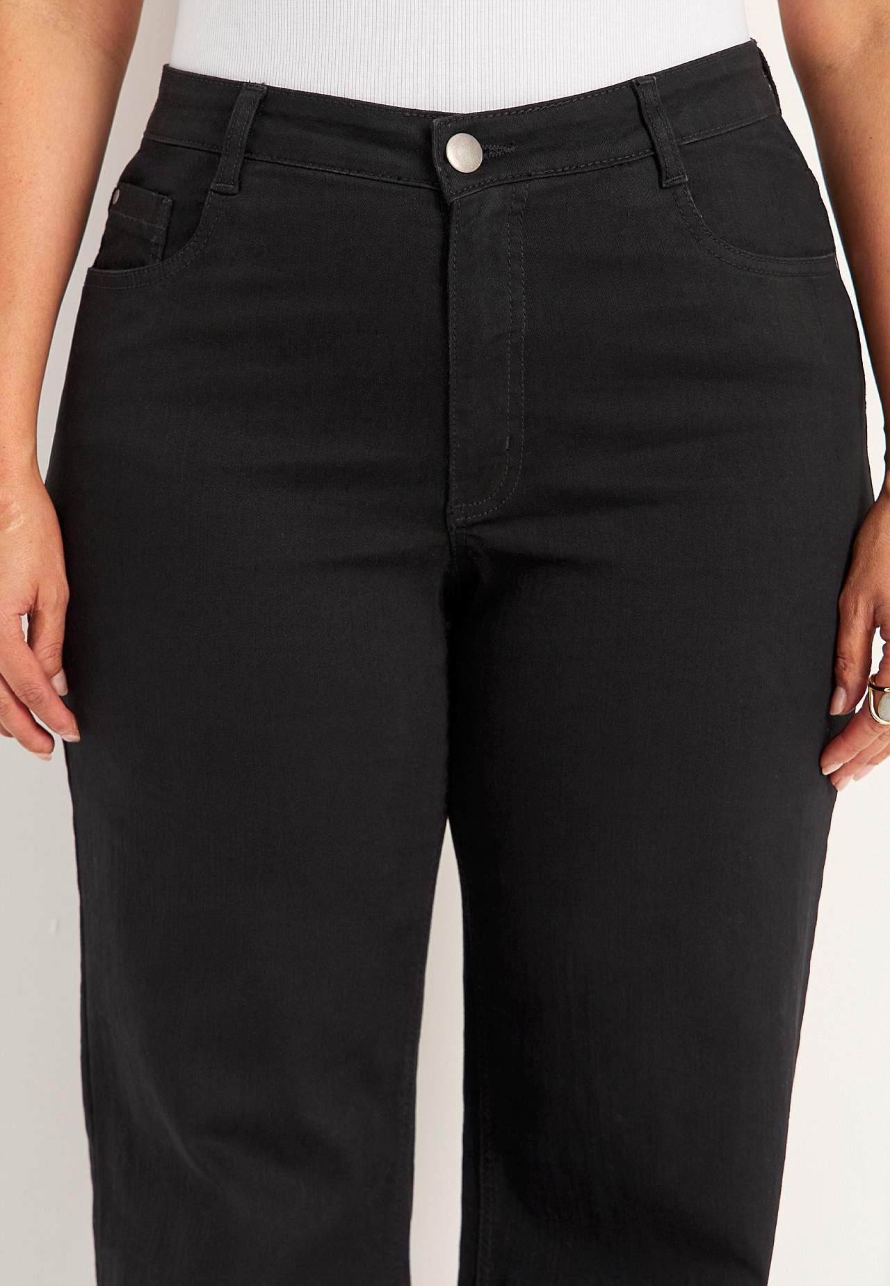 Wide, long jeans with high waist Renata