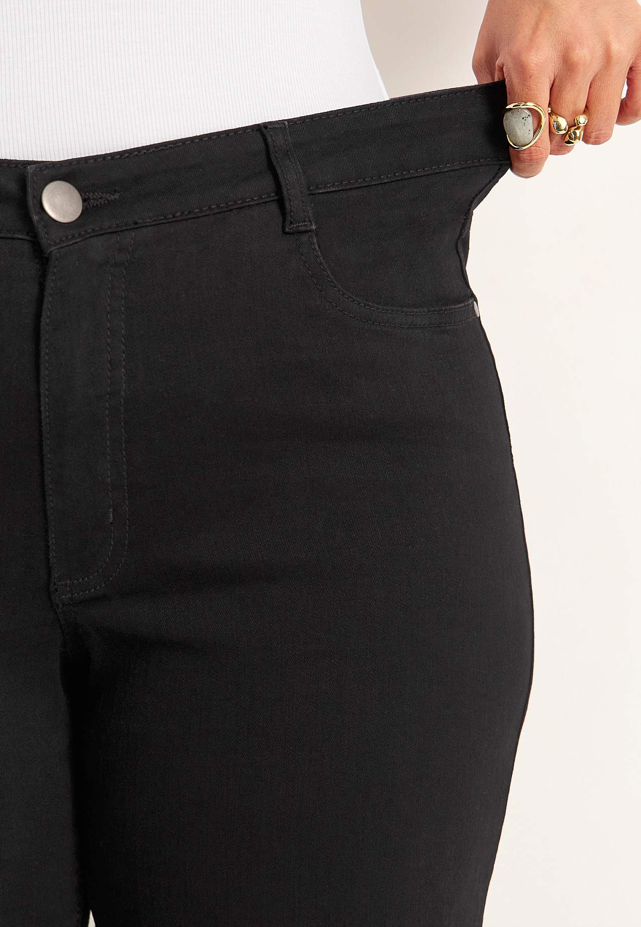 Wide, long jeans with high waist Renata