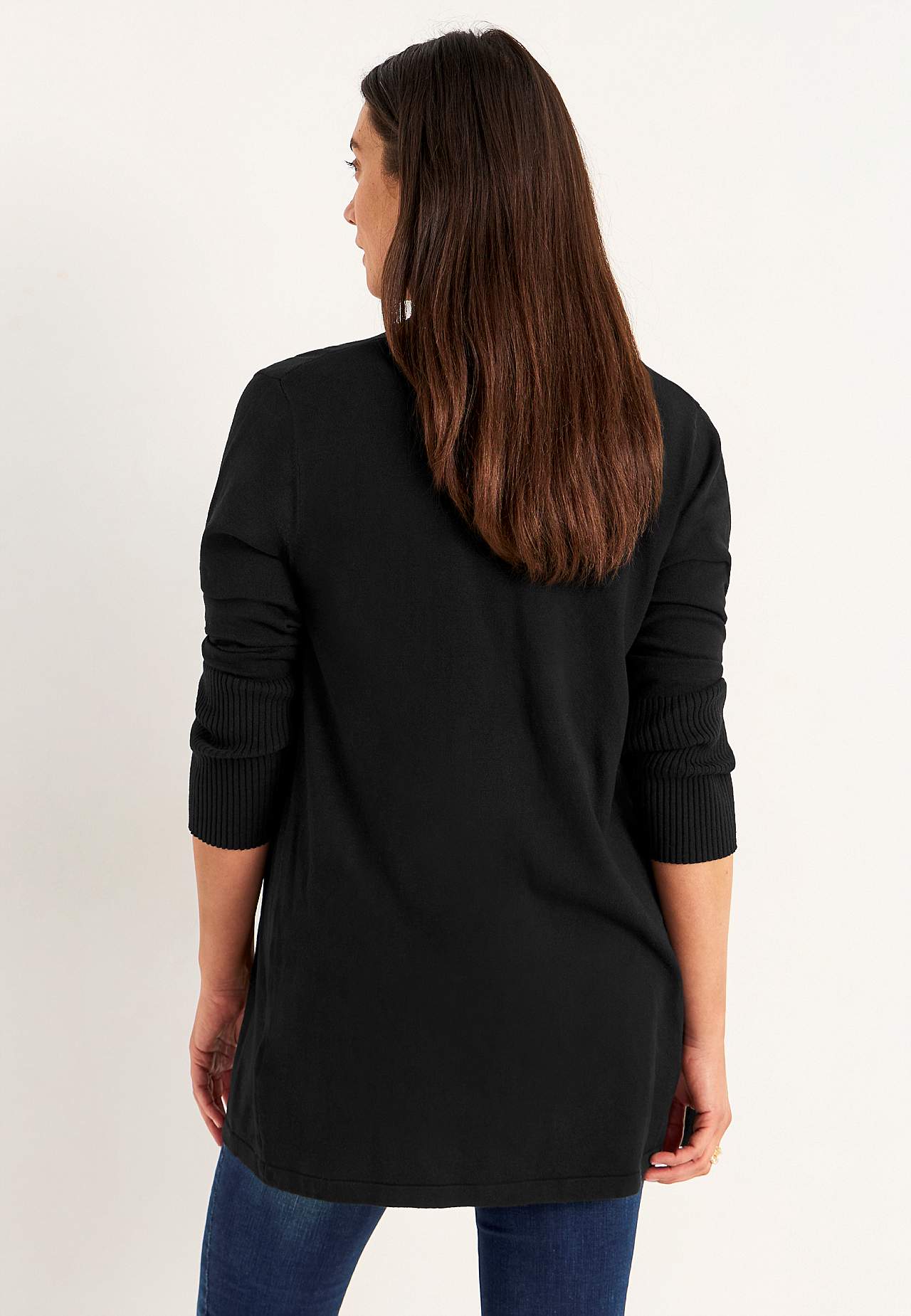 Fine-knitted cardigan