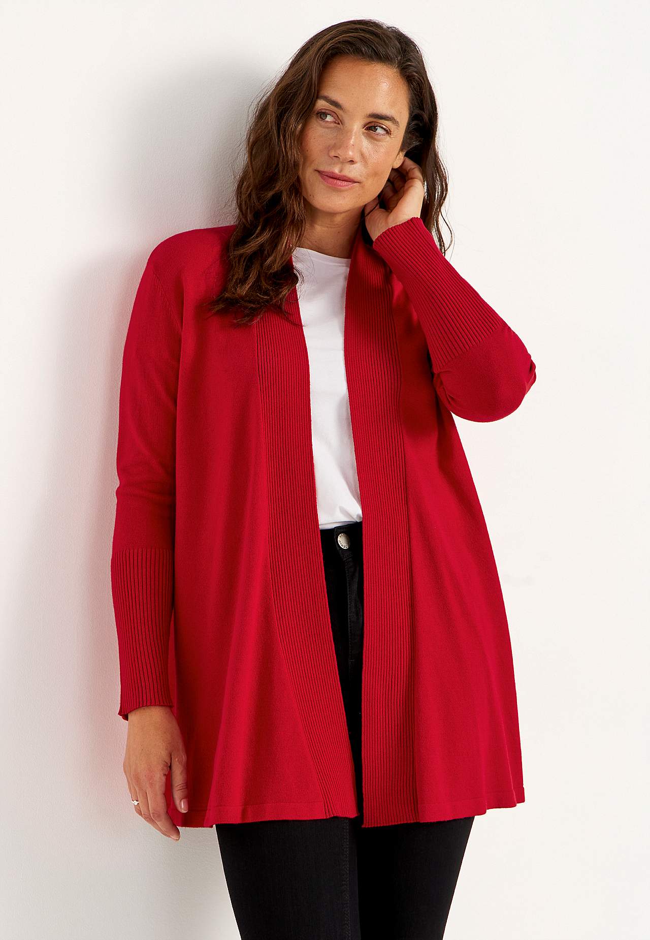 Fintstrikket cardigan