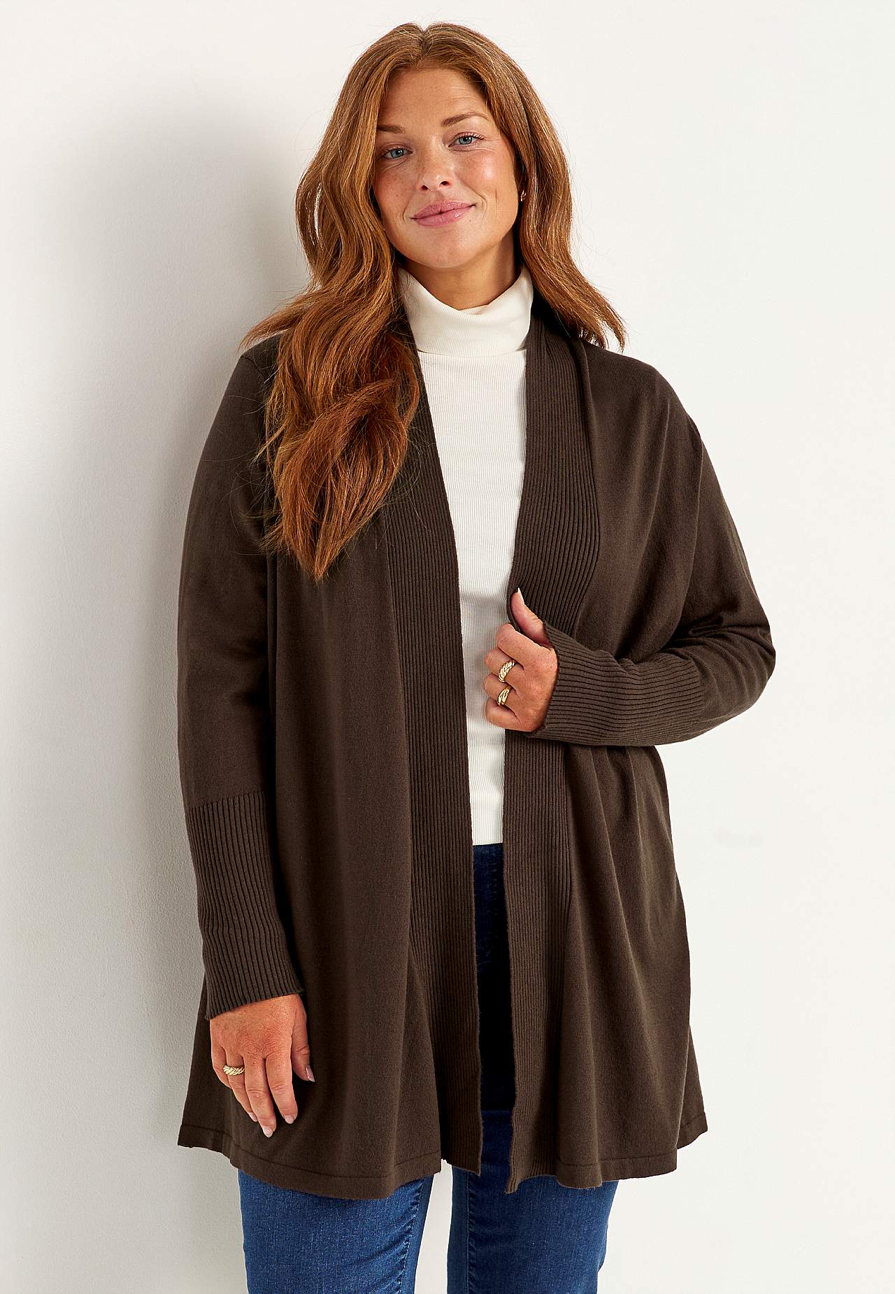 Fintstrikket cardigan
