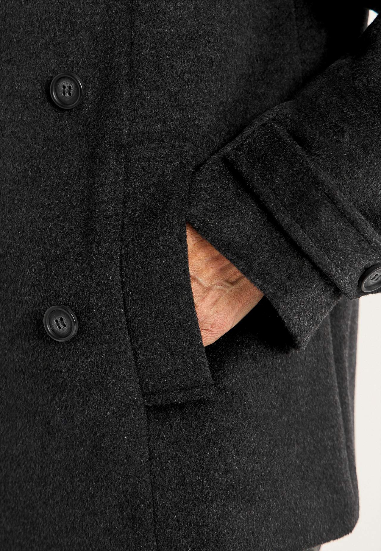 Double-breasted coat