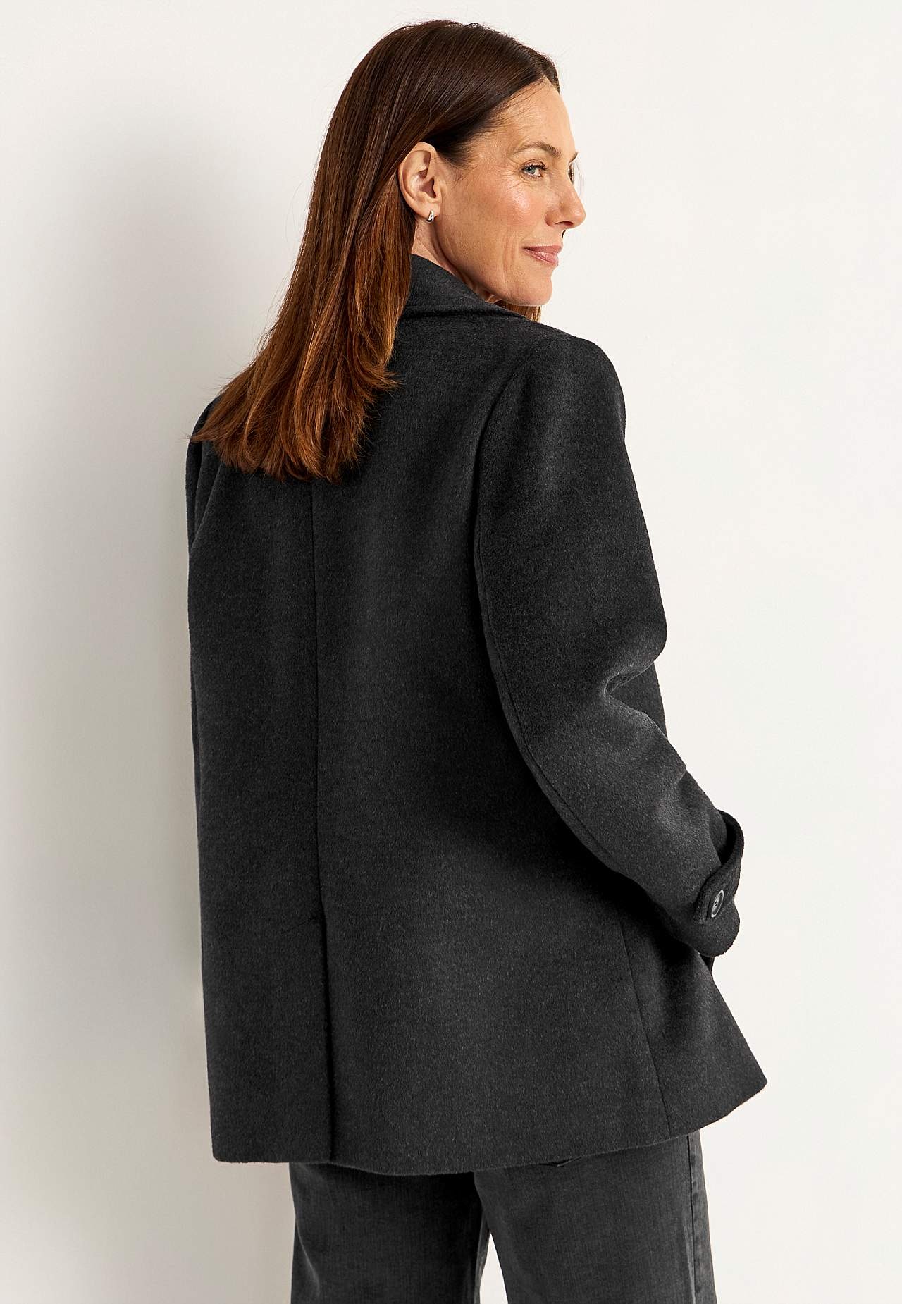 Double-breasted coat