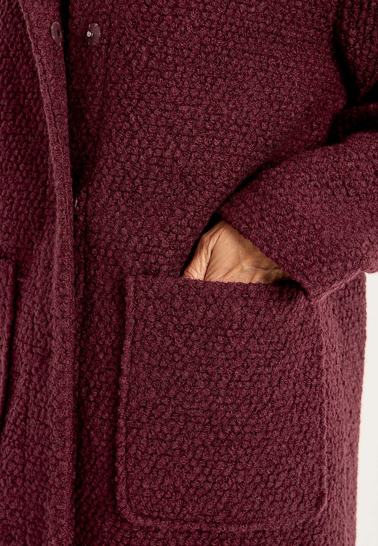 Coat in wool mix