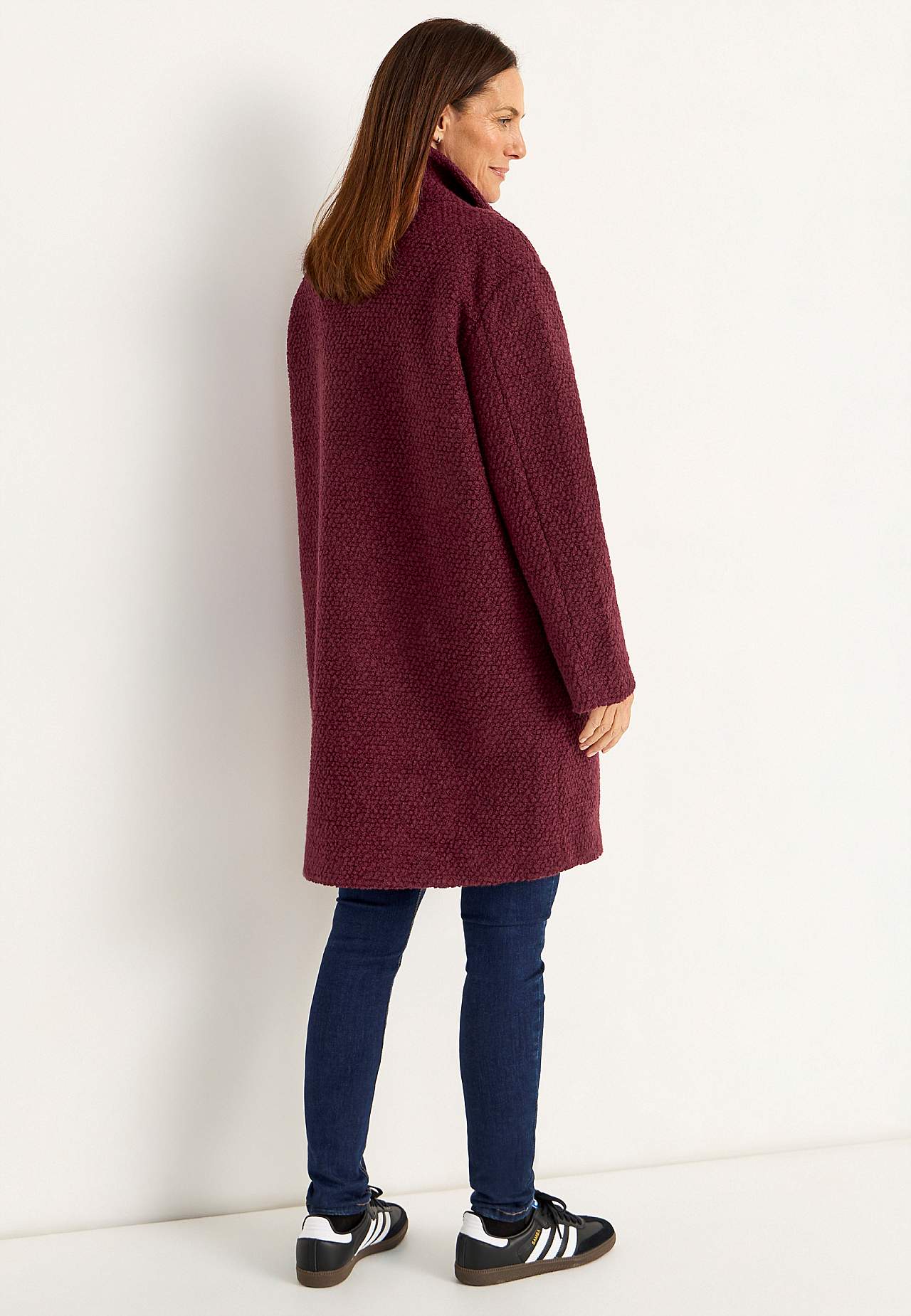 Coat in wool mix
