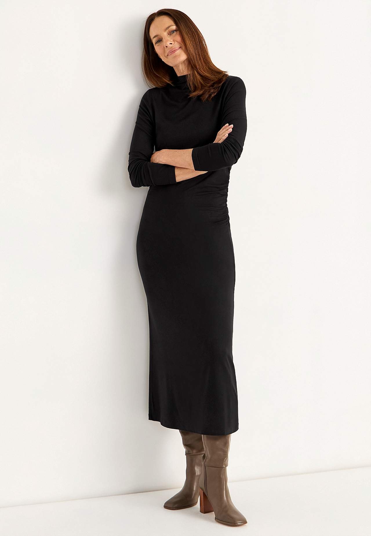 Fitted jersey dress