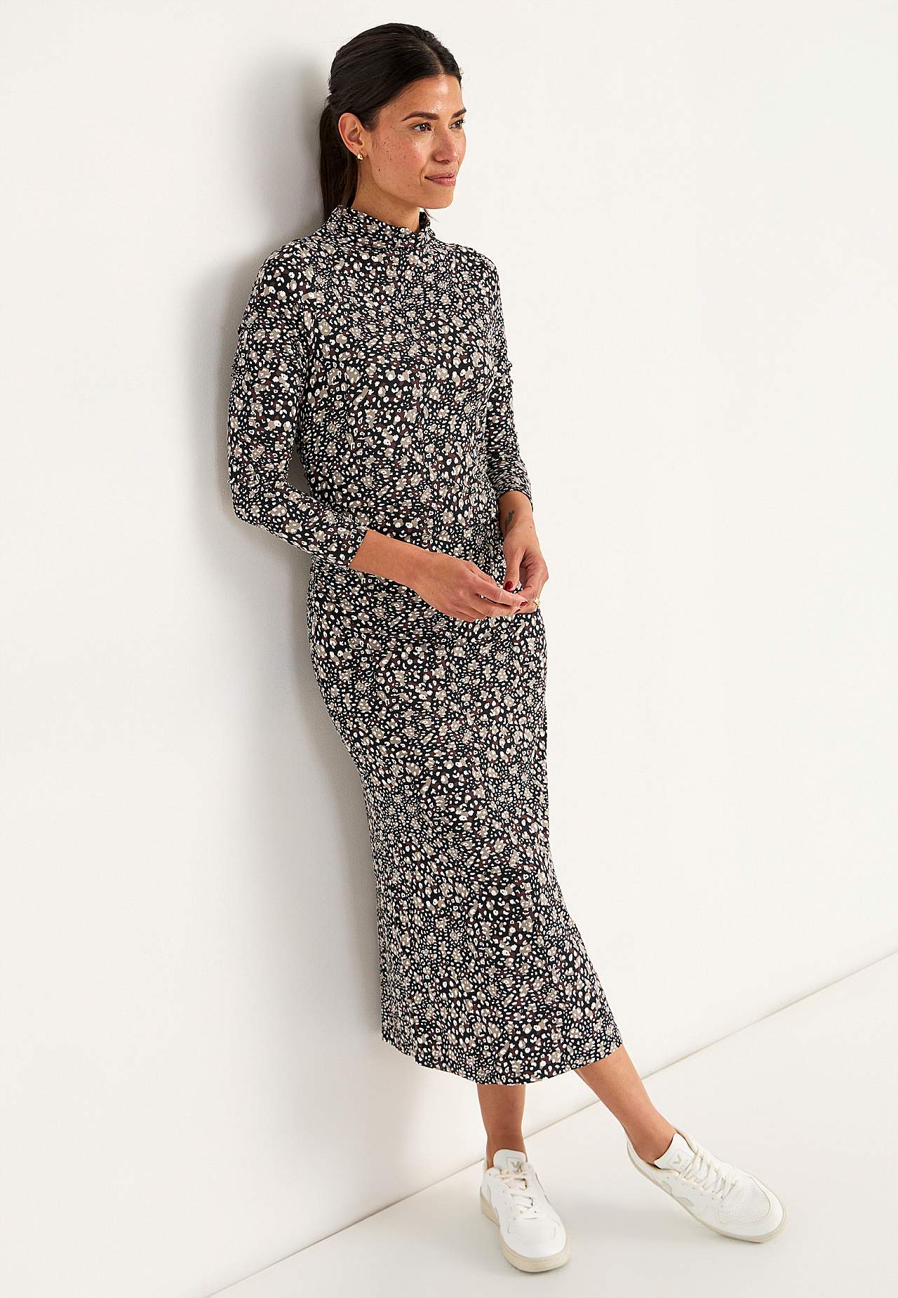 Fitted jersey dress