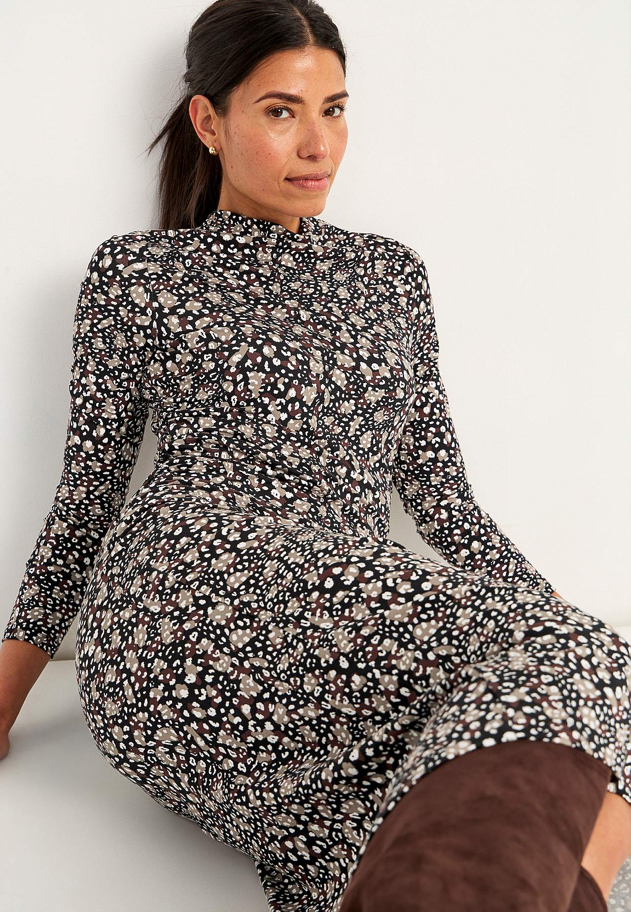 Fitted jersey dress