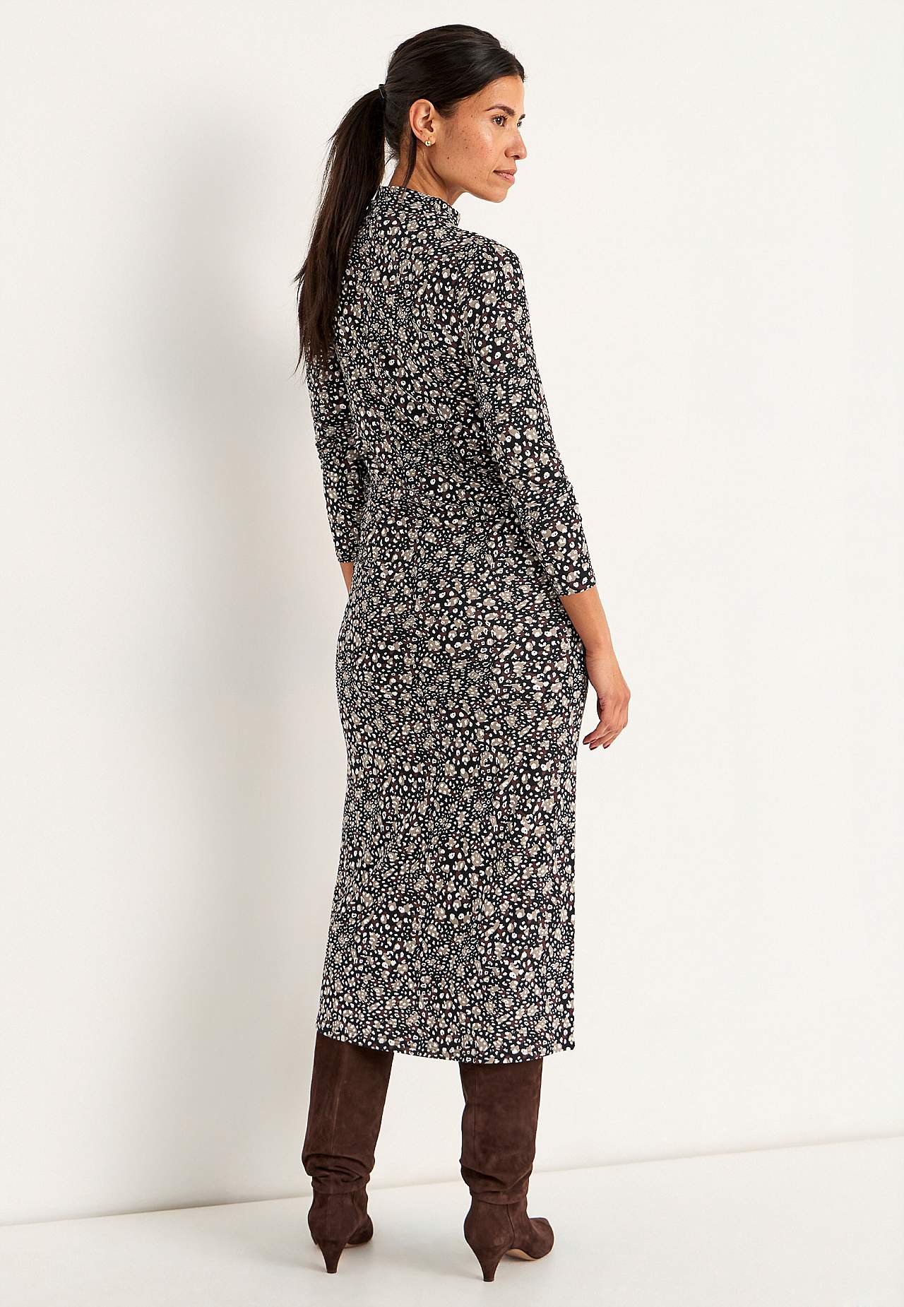 Fitted jersey dress