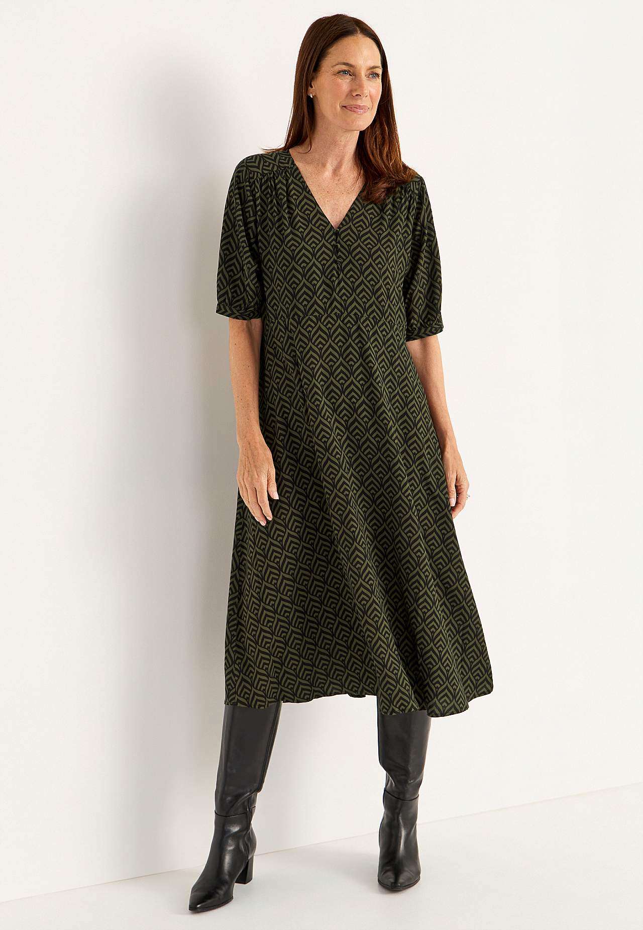 Patterned dress