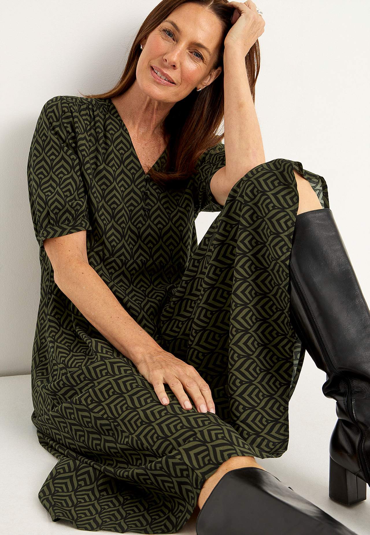 Patterned dress