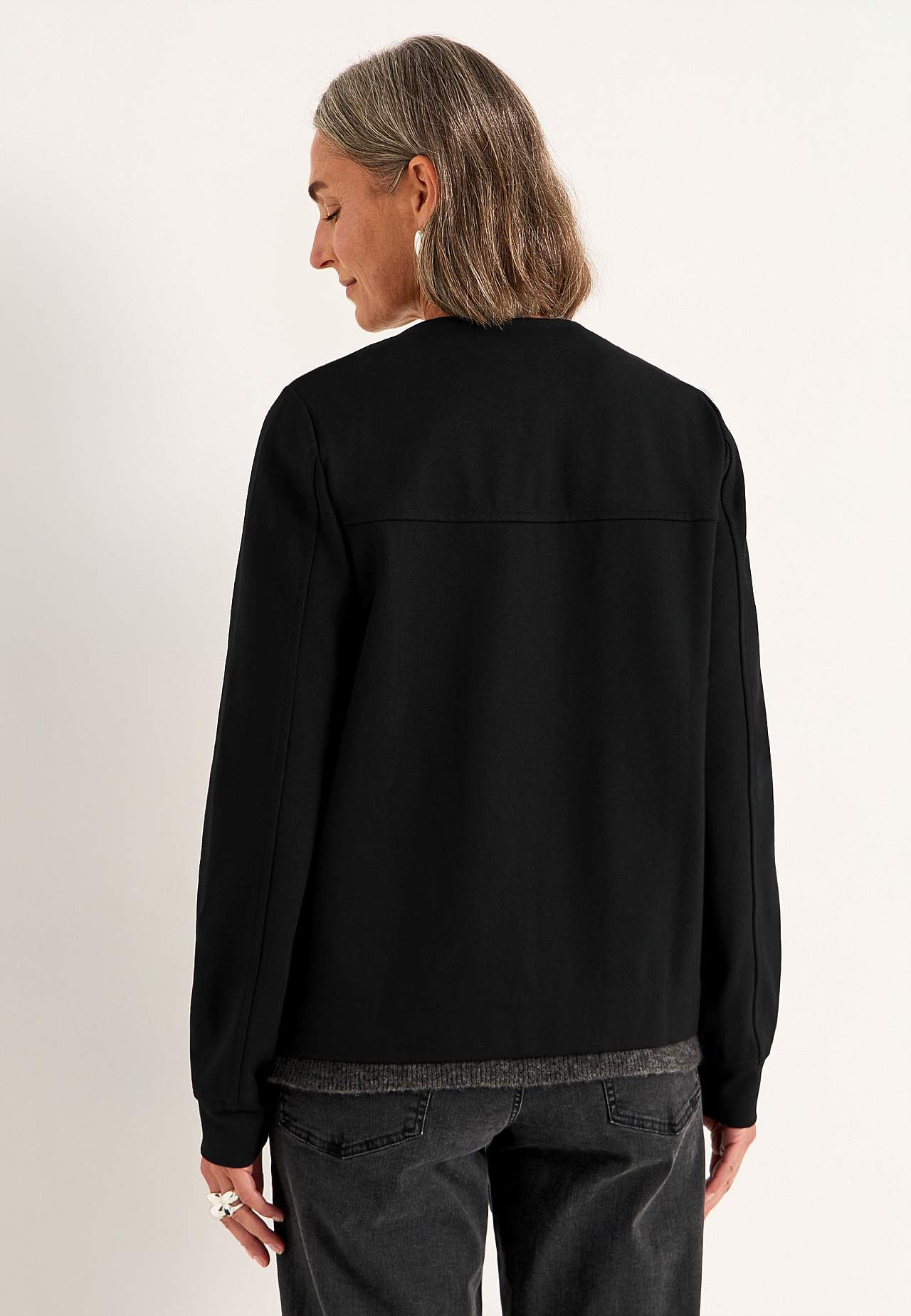 Jacket Premium in Punto di Roma jersey Mona