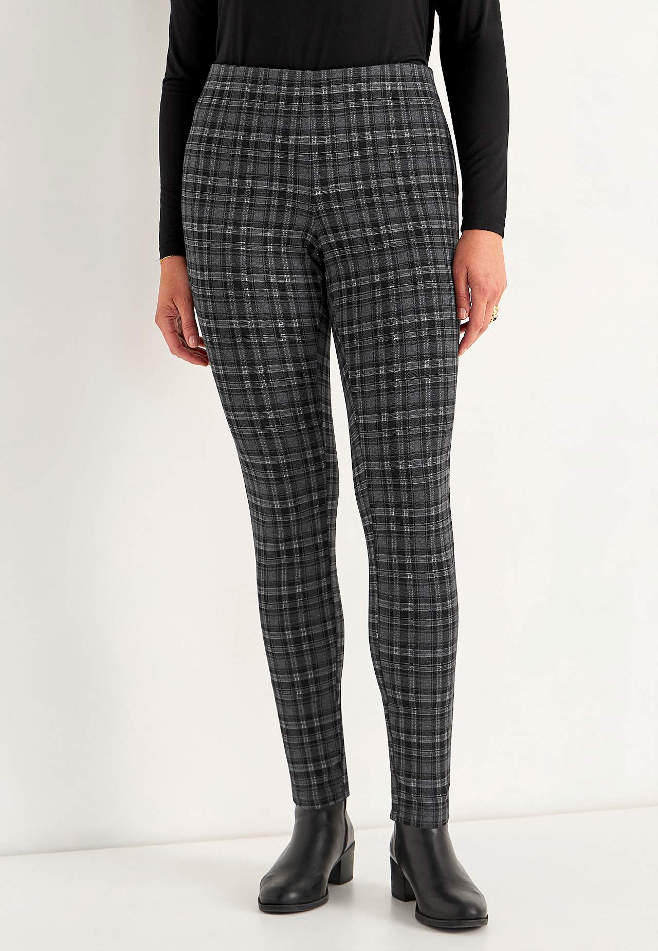 Jacquard patterned leggings