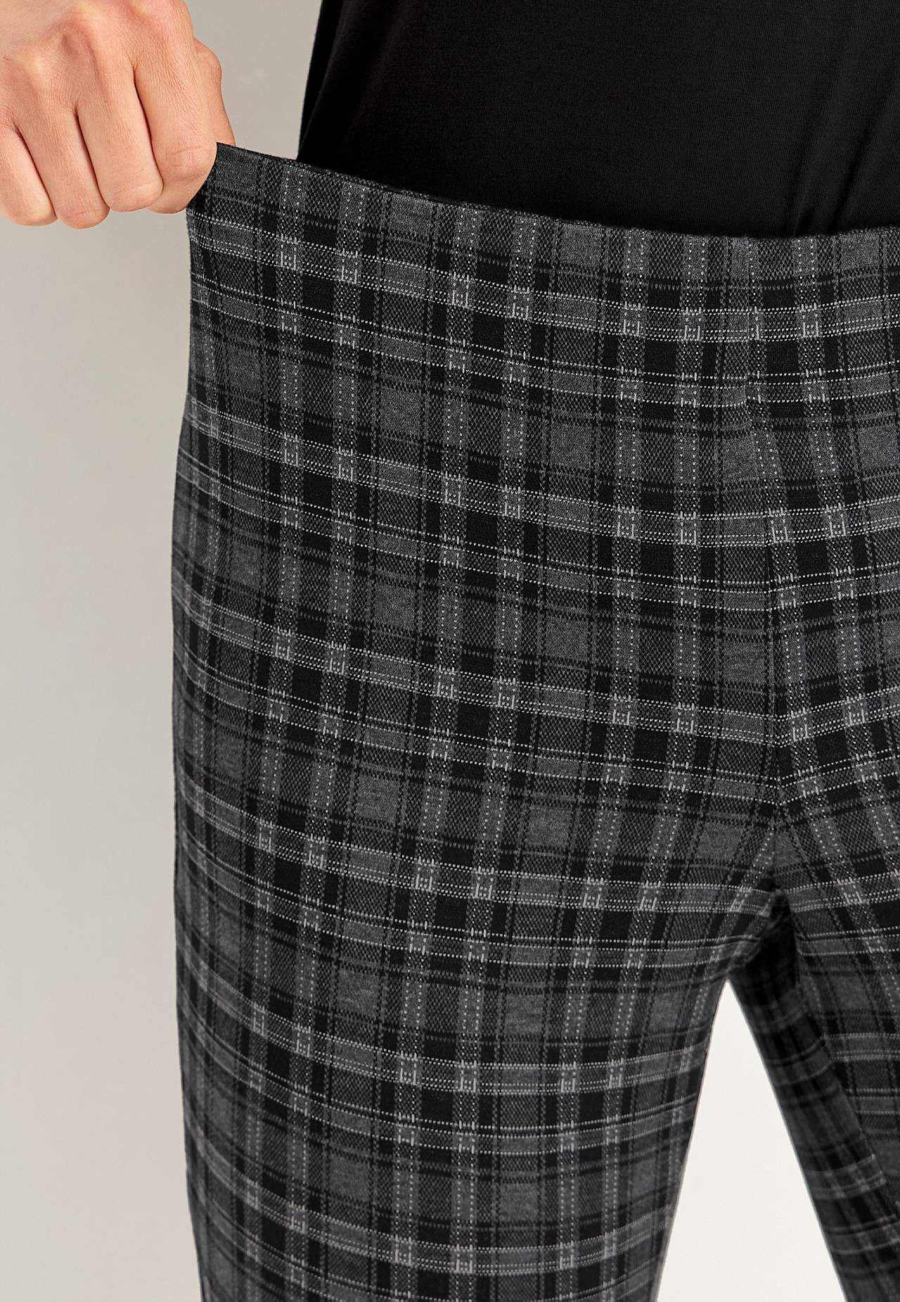 Jacquard patterned leggings