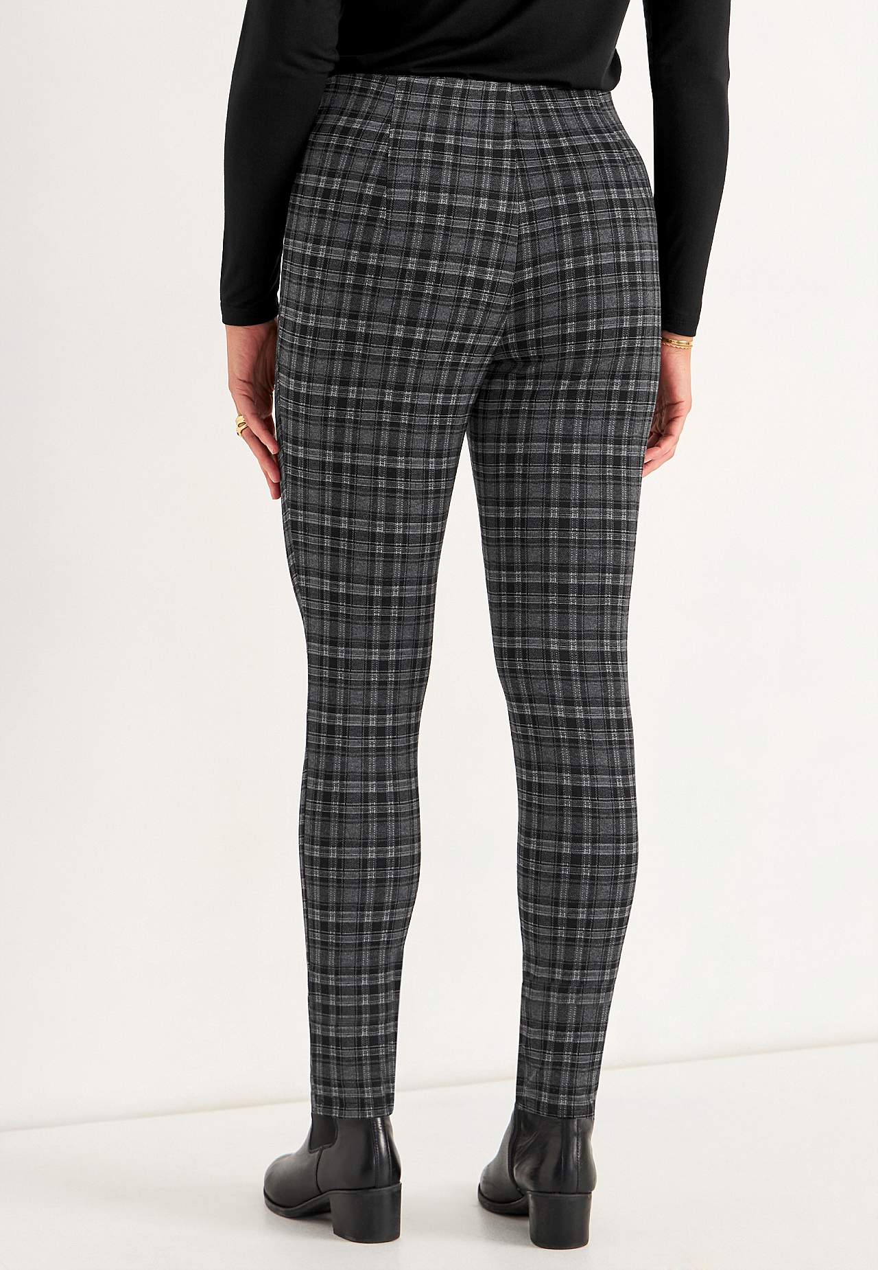 Jacquard patterned leggings