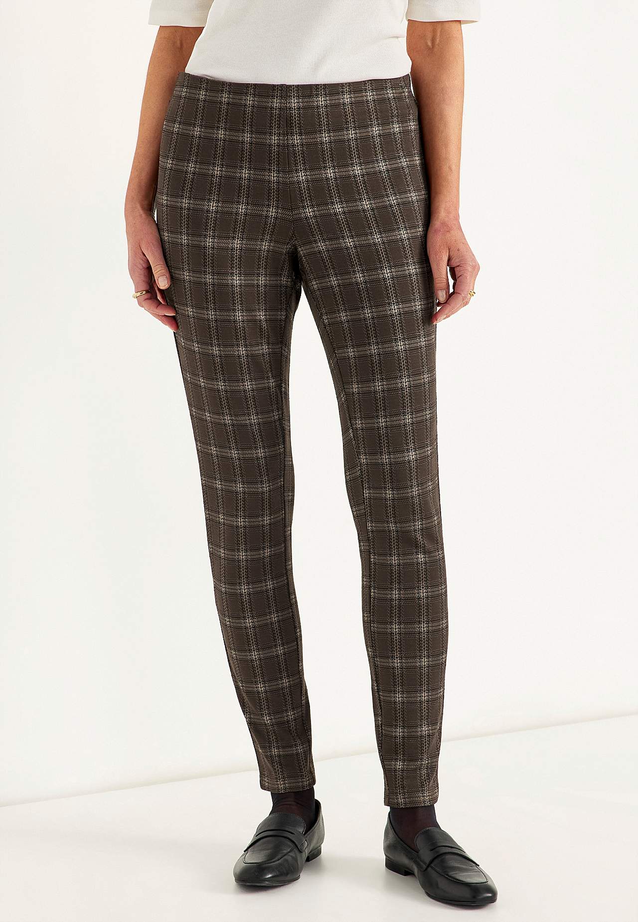 Jacquard patterned leggings