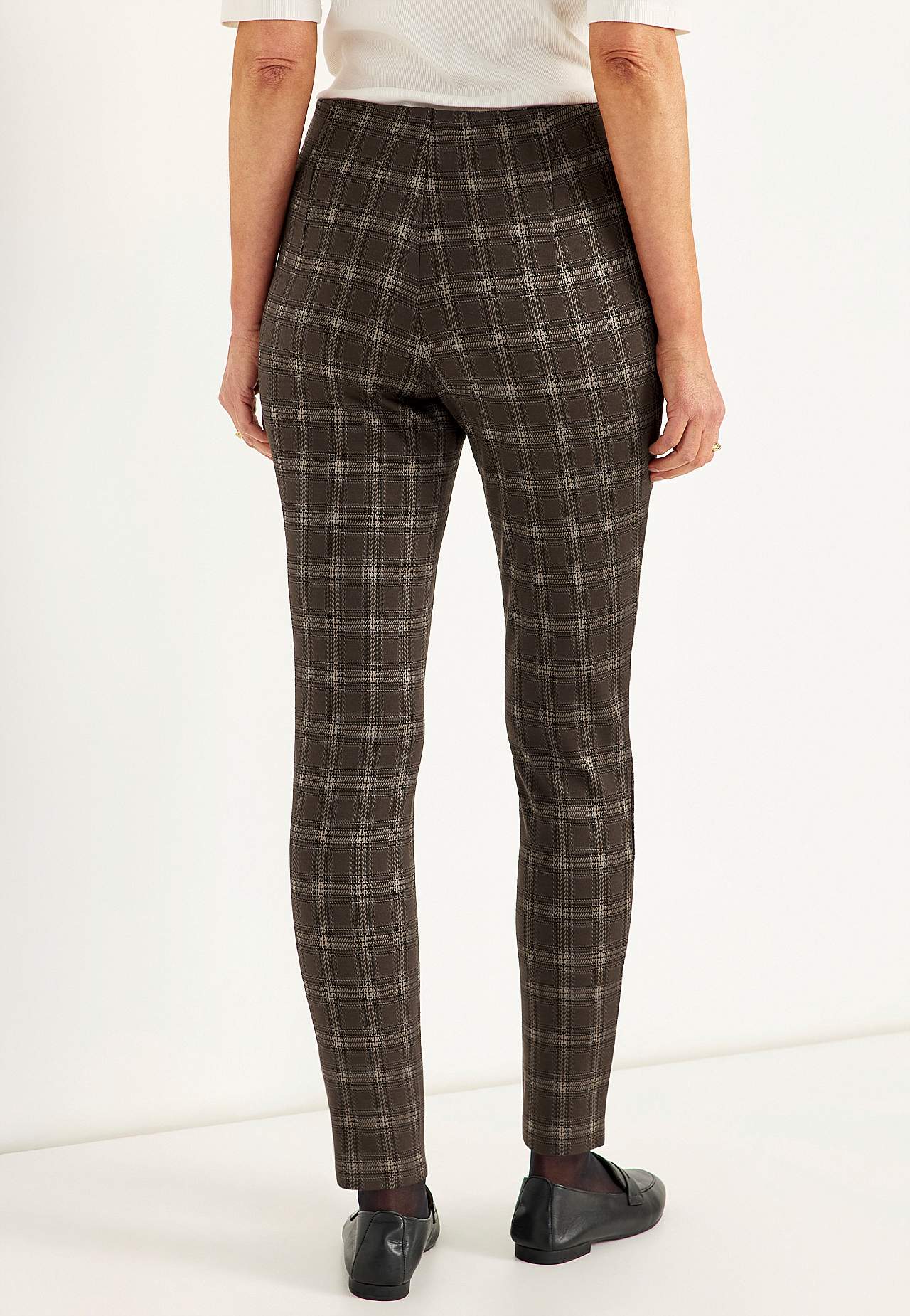 Jacquard patterned leggings