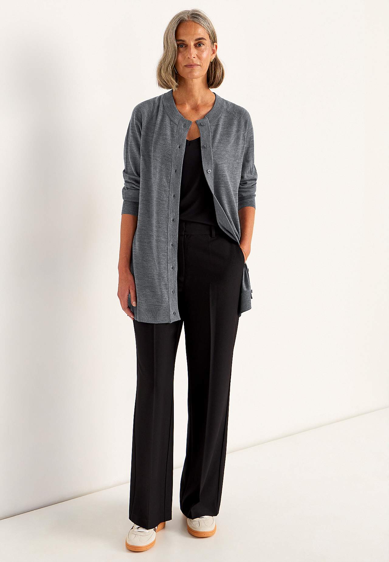 Cardigan Premium in merino wool