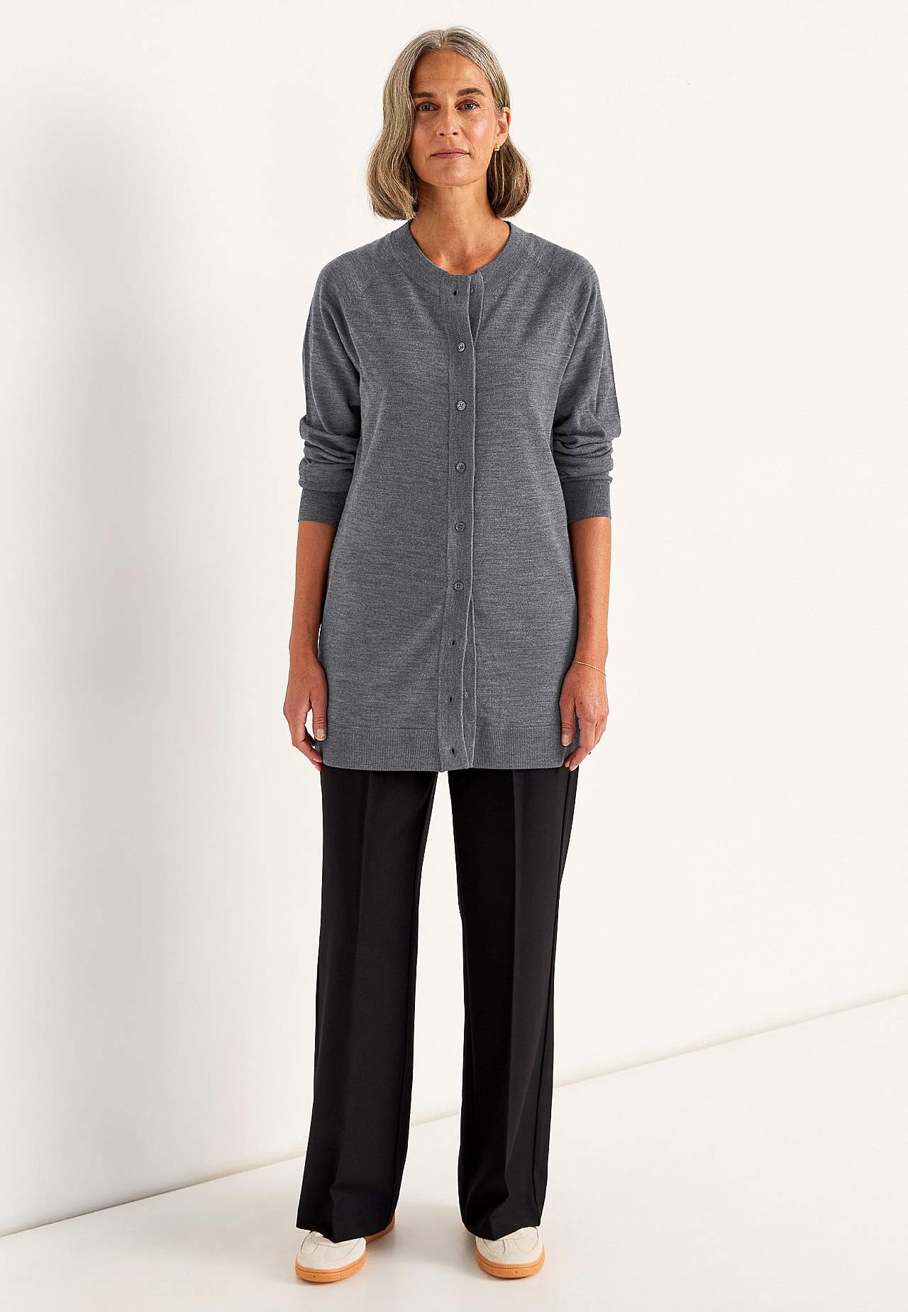 Cardigan Premium in merino wool