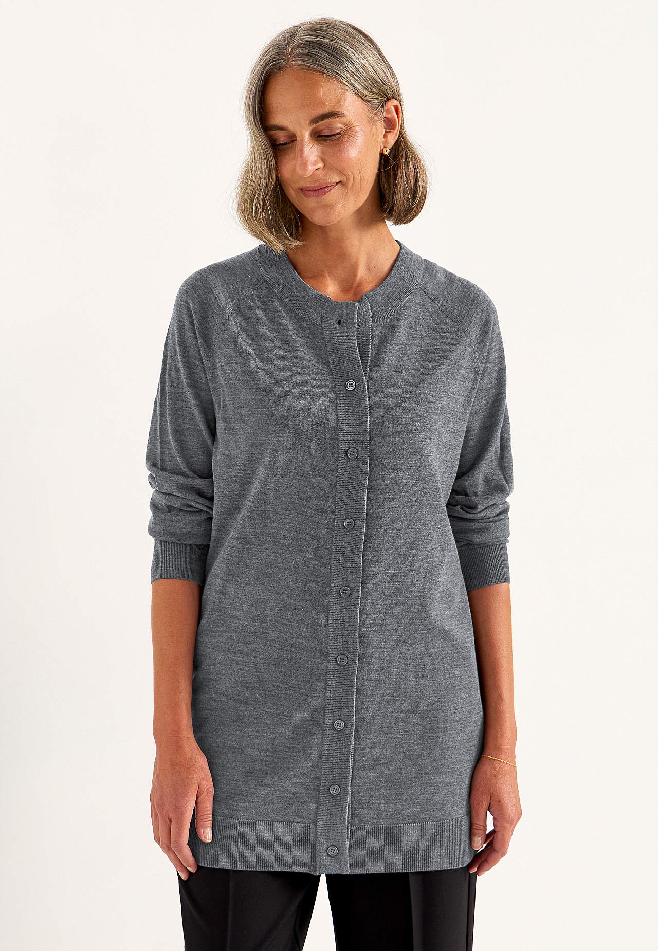Cardigan Premium in merino wool