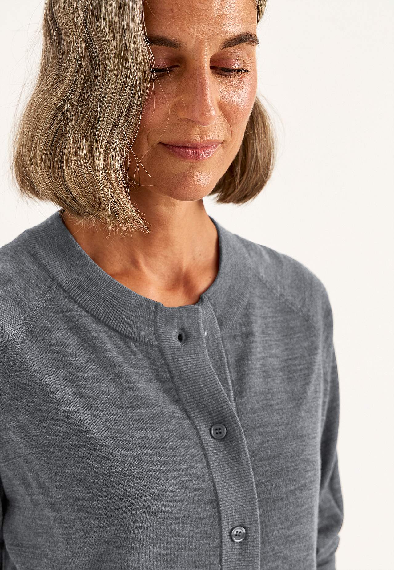 Cardigan Premium in merino wool
