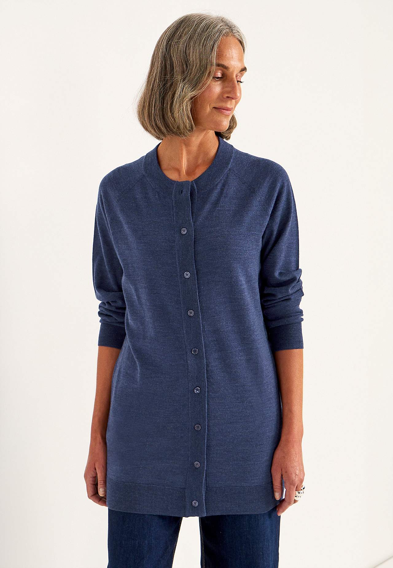 Cardigan Premium in merino wool