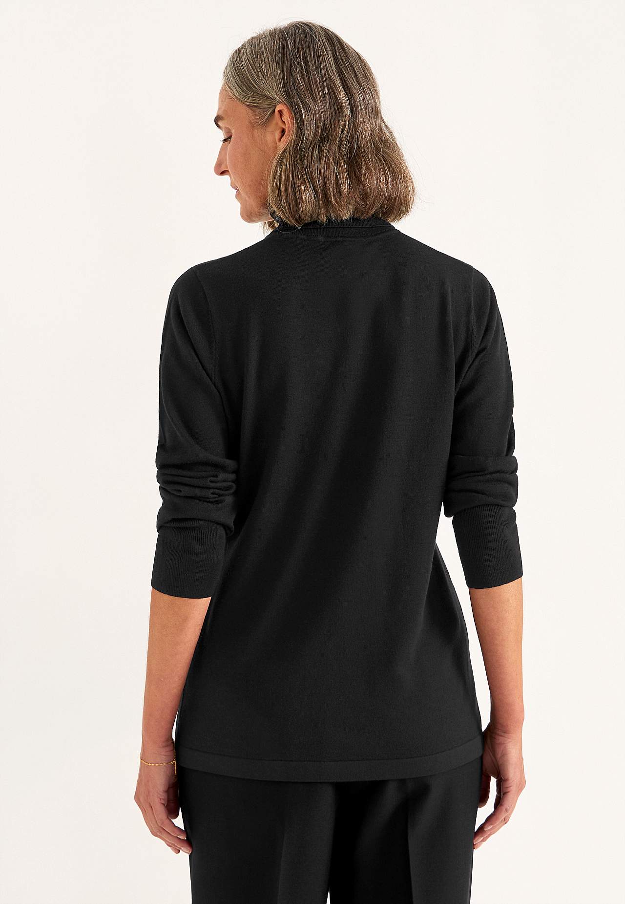 Roll-neck Premium in merino wool