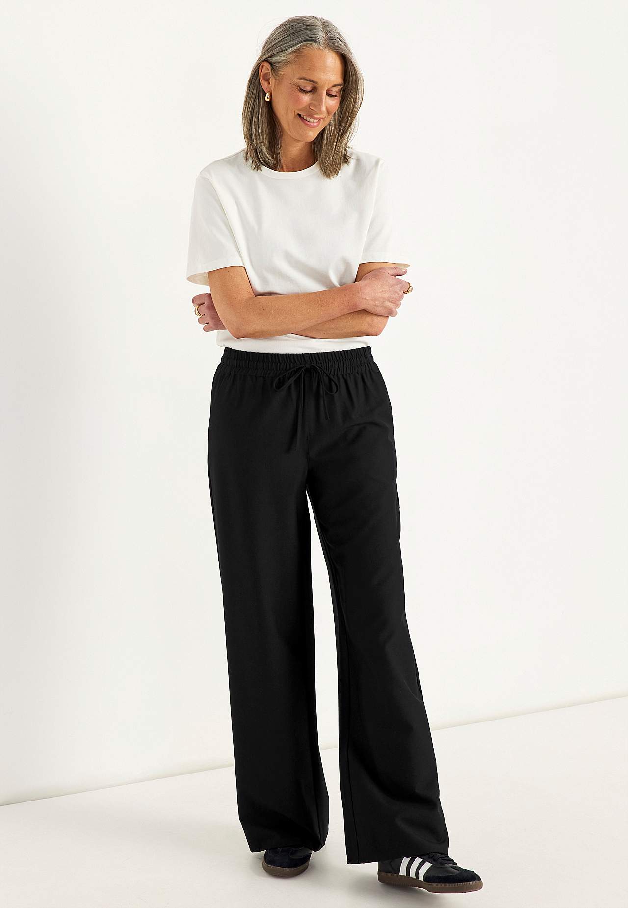 Smart pull-on trousers Pia