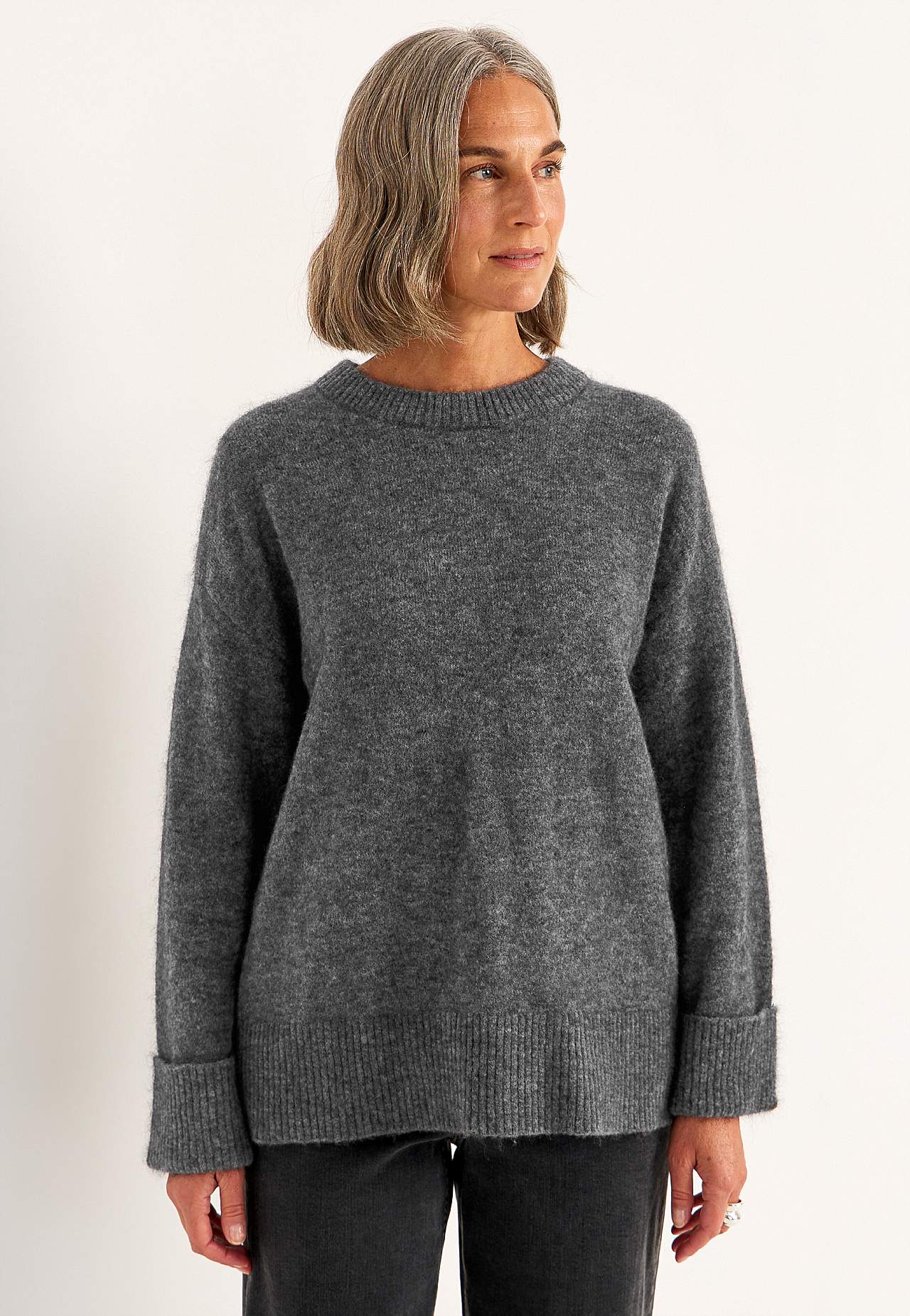 Sweater Premium in mohair- and wool blend