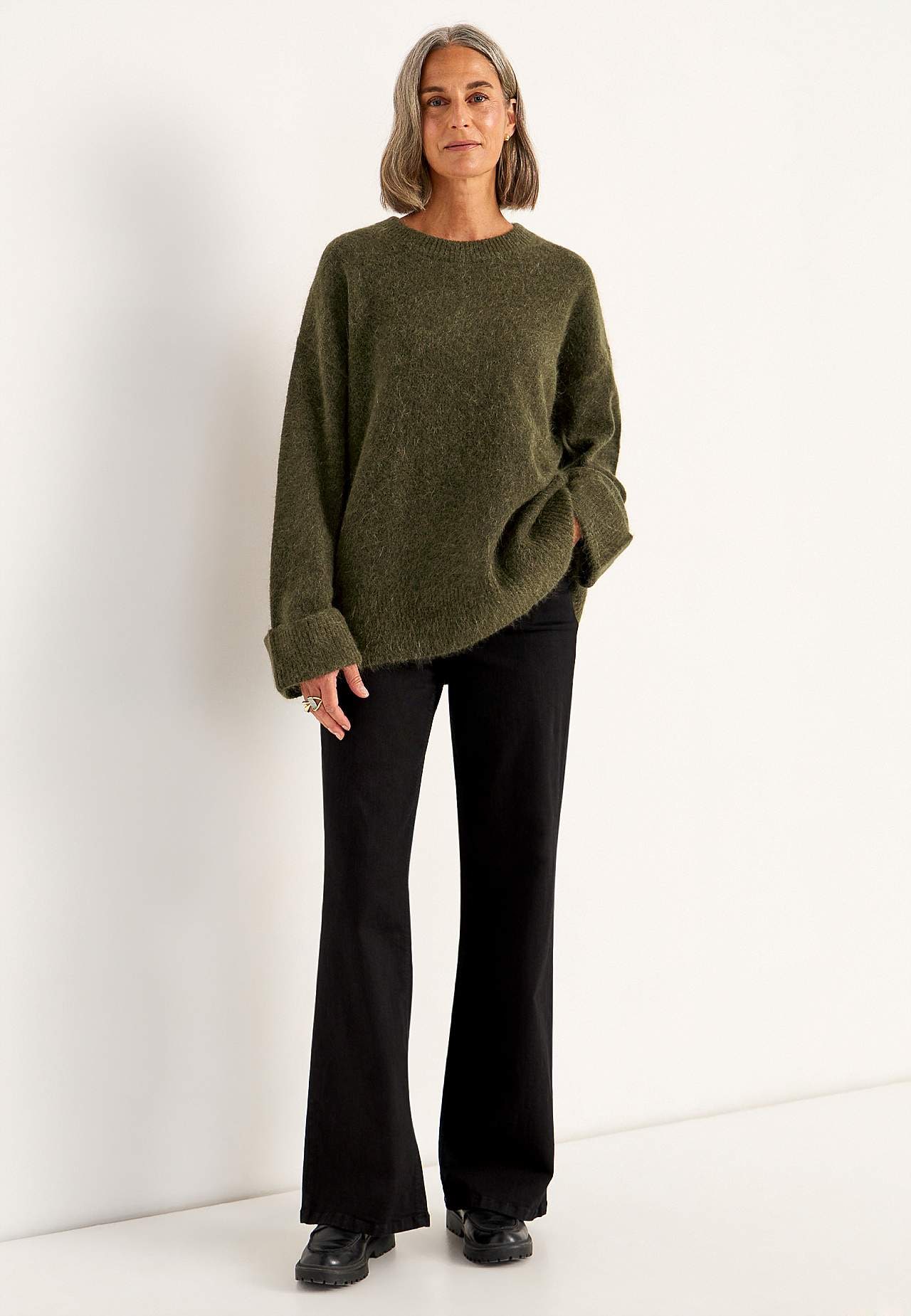 Sweater Premium in mohair- and wool blend