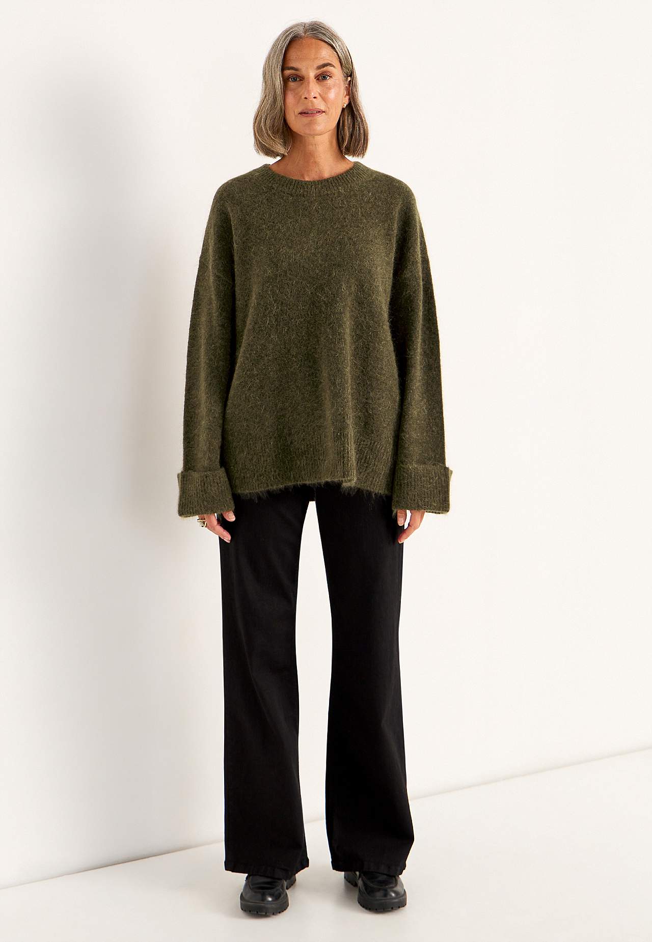 Sweater Premium in mohair- and wool blend
