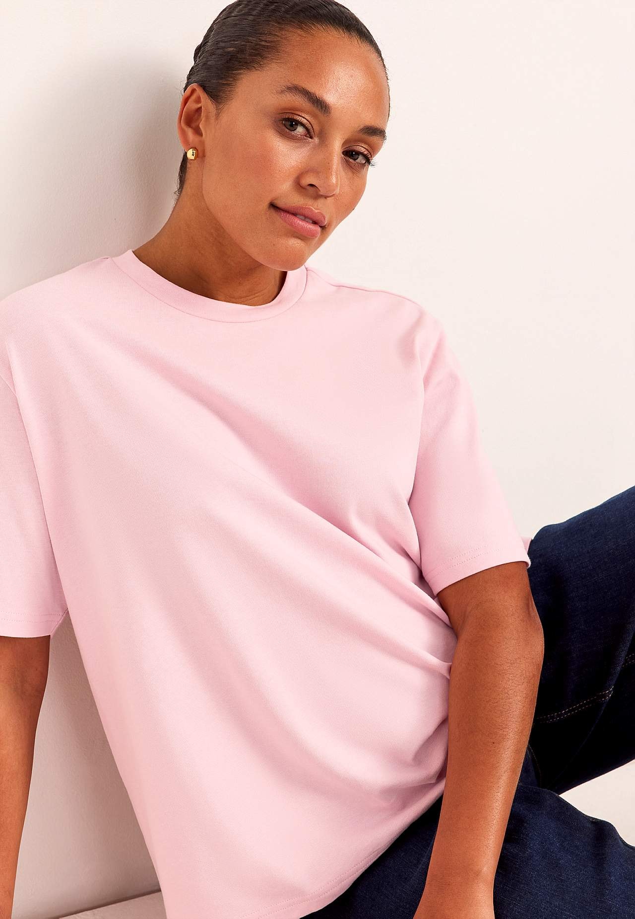 T-shirt in heavy cotton jersey