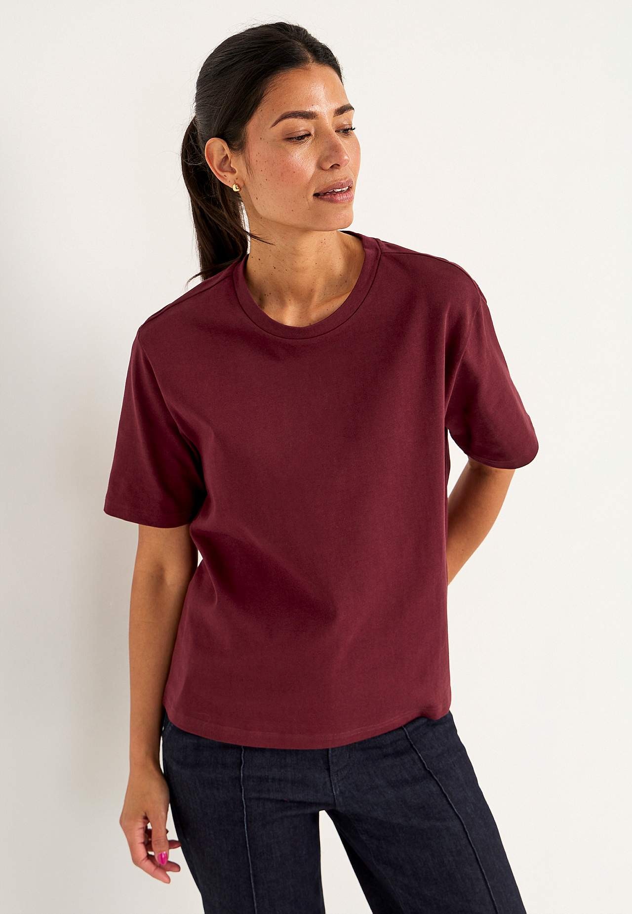 T-shirt in heavy cotton jersey