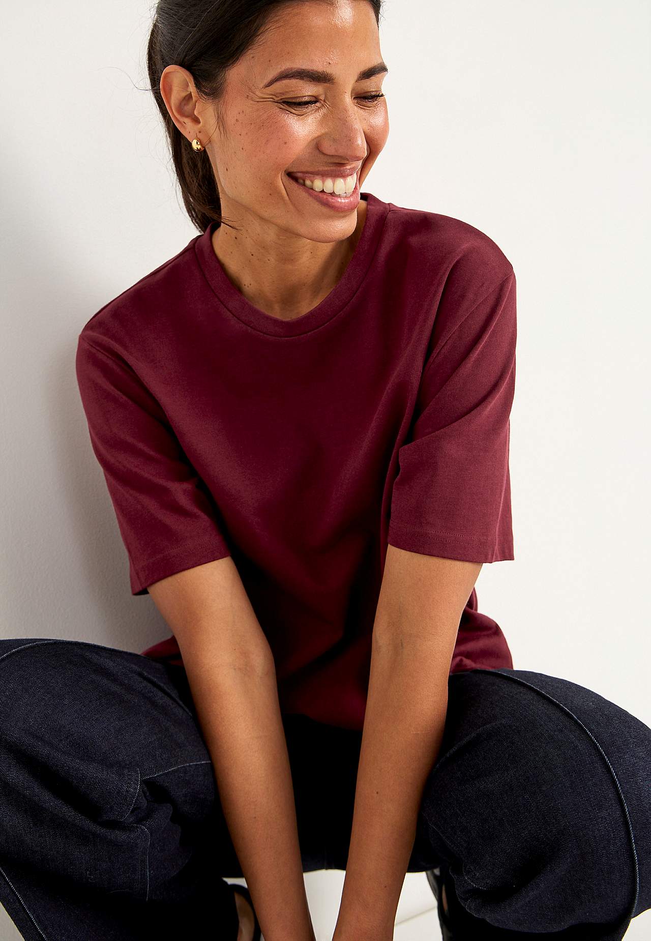 T-shirt in heavy cotton jersey