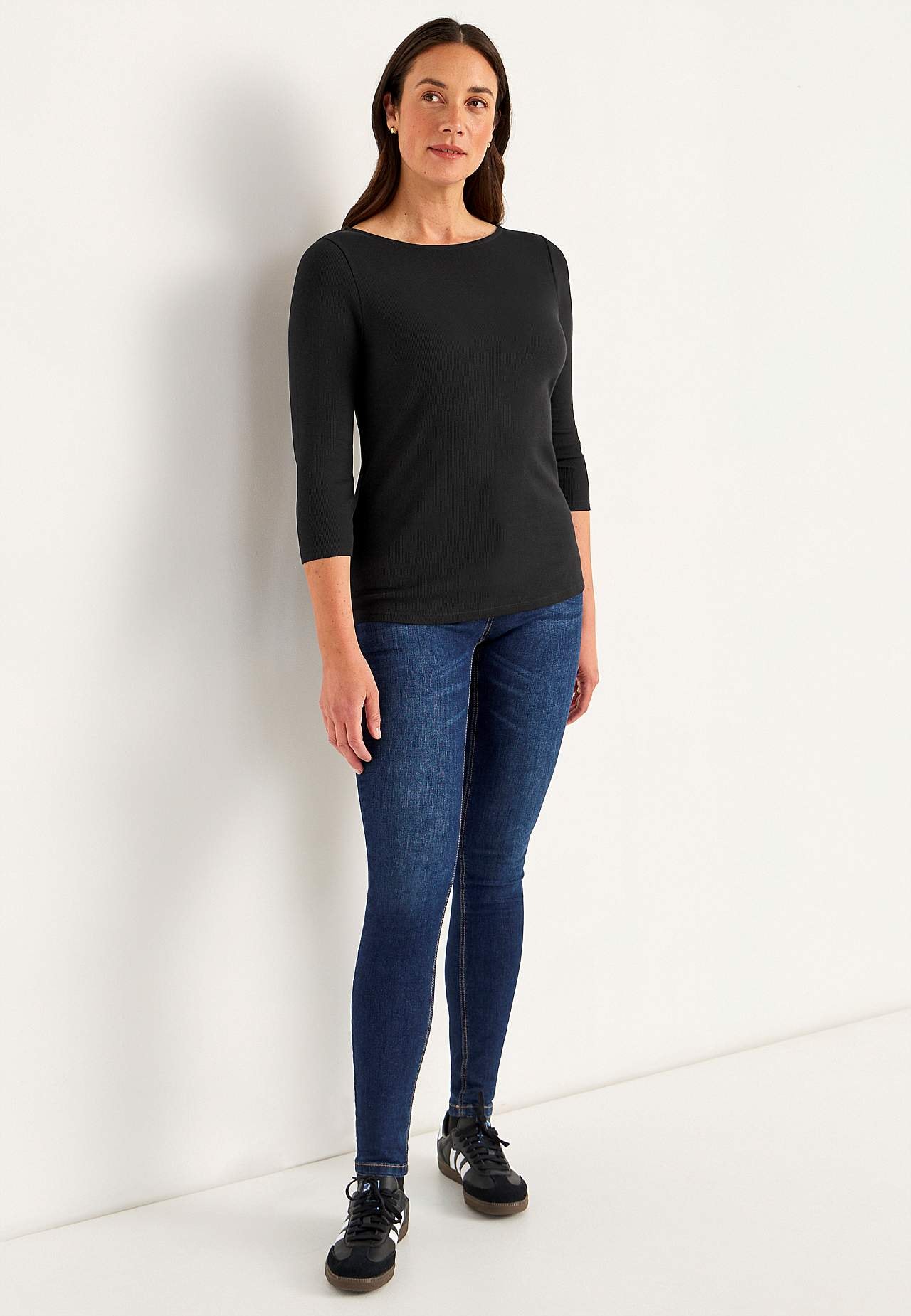 Jersey top in organic cotton