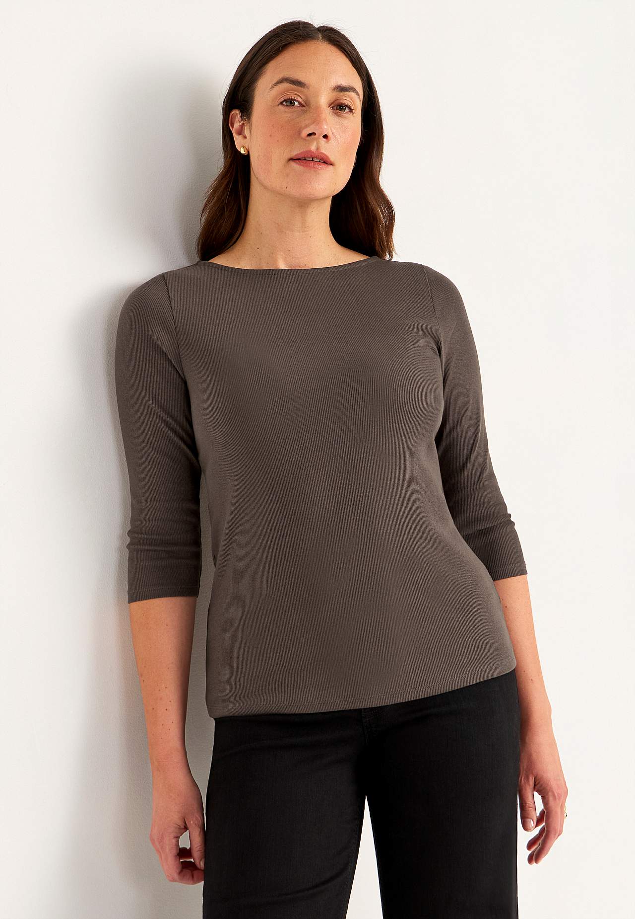 Jersey top in organic cotton