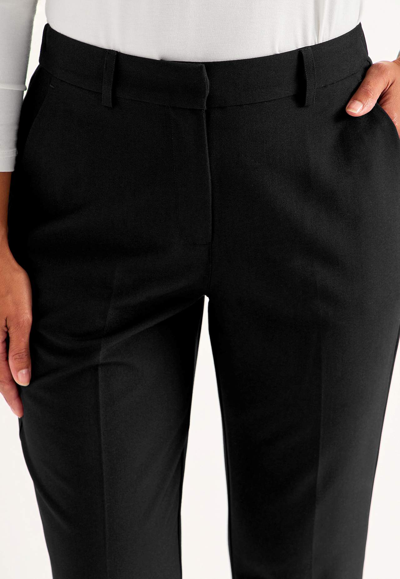 Ankle trousers with crease Pia