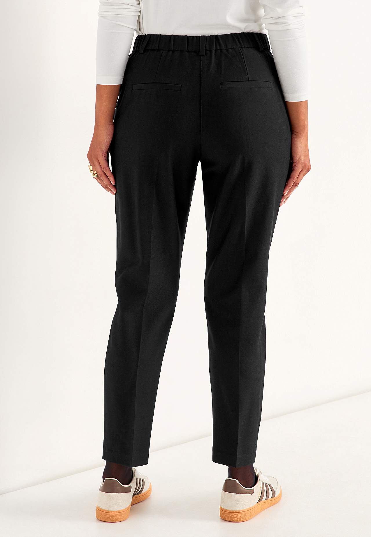 Ankle trousers with crease Pia